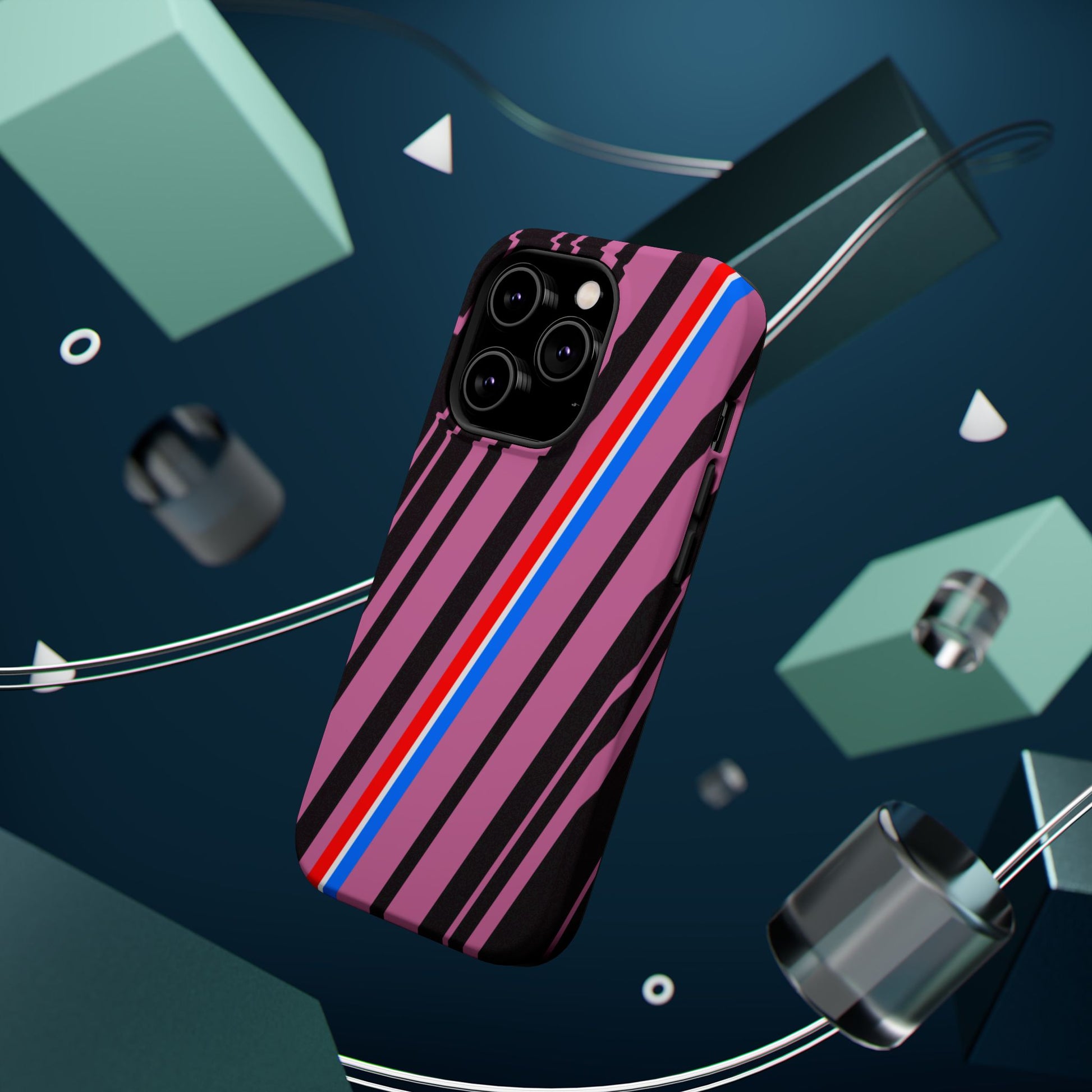 Vibrant Magnetic Phone Cases for Impact Resistance, Phone Protection, Gift for Tech Lovers, Postal Workers, Colorful Barcode Cases