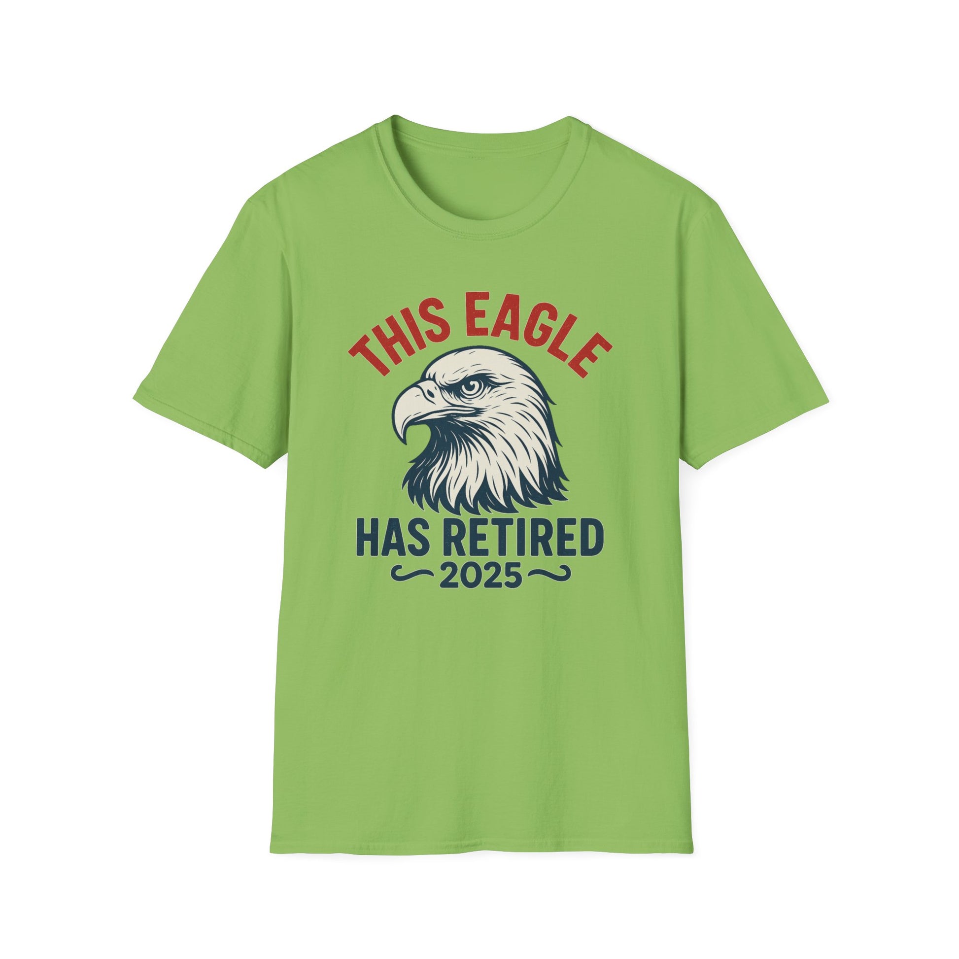 This Eagle Has Retired 2025 - Funny Eagle Retirement T-Shirt, Postal Retirement Gifts, Gifts For Postal Workers