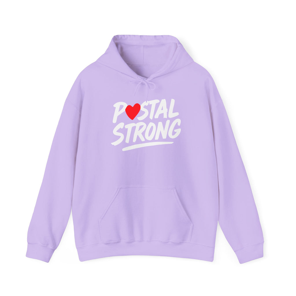 Postal Strong Hoodie for Supportive Souls, Perfect for Gifts, Cozy Wear, Fundraising Events, Inspirational Apparel
