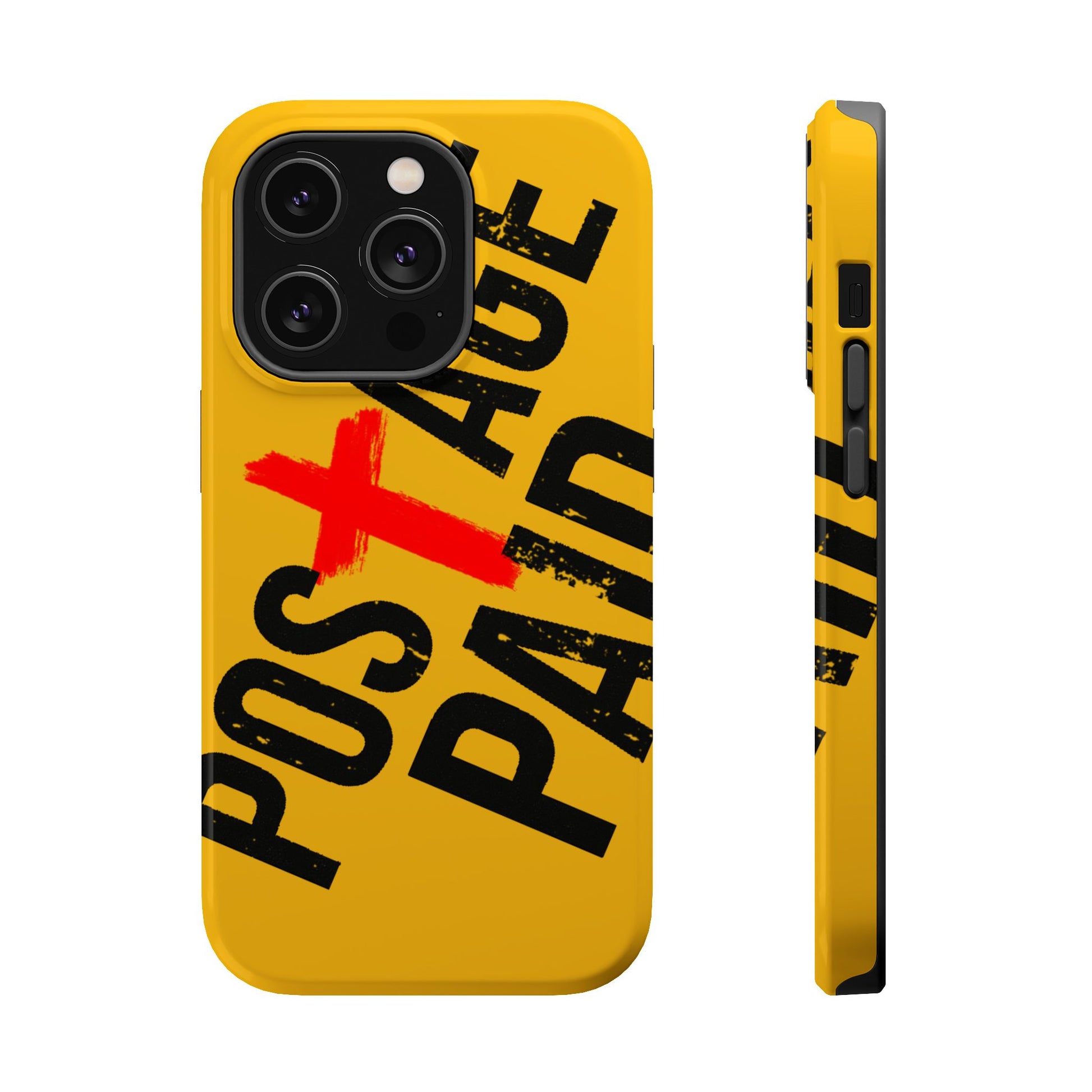 Impact-Resistant Phone Case - 'Postage Paid' Design, Inspiration Phone Case, Gifts For Faith Believers, Gifts For Postal Workers, Inspirational Gifts.