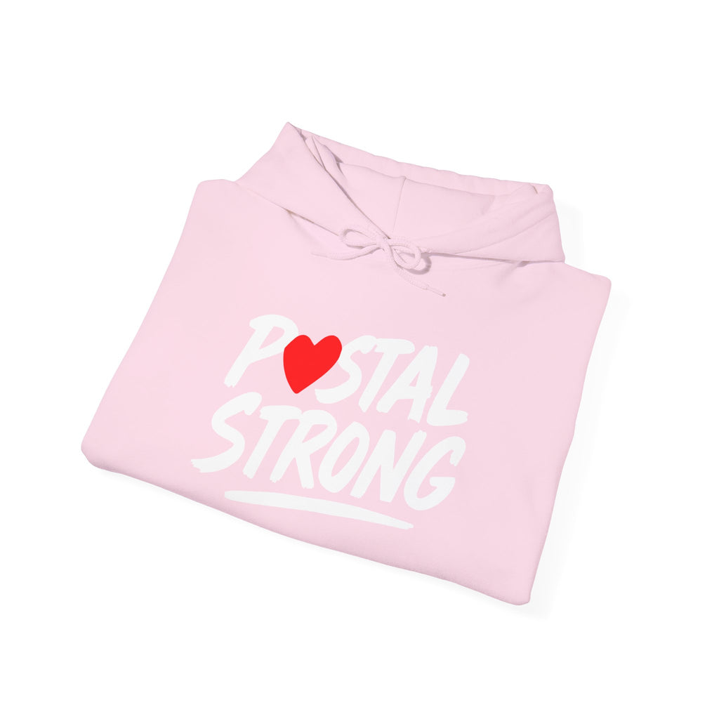 Postal Strong Hoodie for Supportive Souls, Perfect for Gifts, Cozy Wear, Fundraising Events, Inspirational Apparel