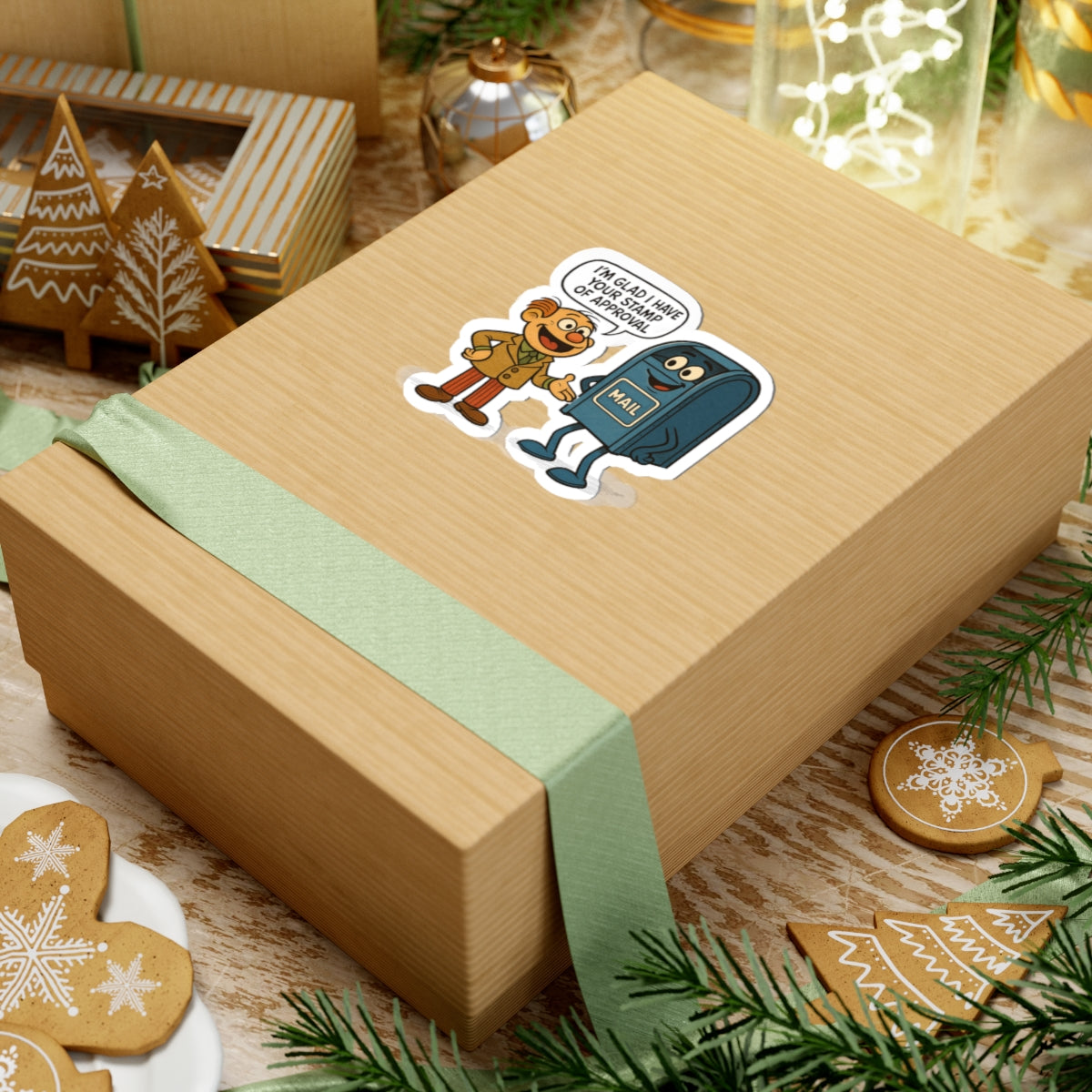 Fun Mail Kiss-Cut Stickers - Quirky Postage Theme for Scrapbooking, Journals, Laptops, Gifts, and Party Decor