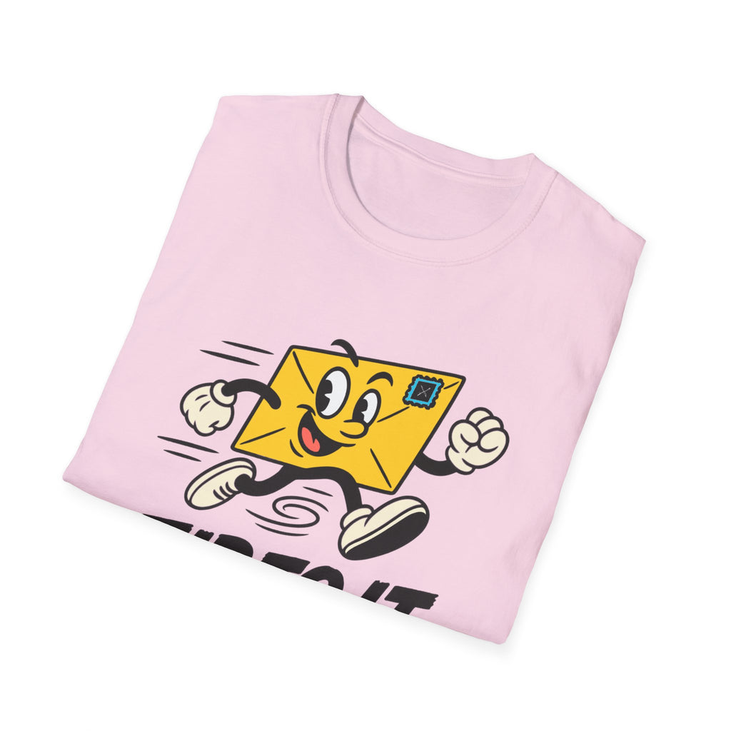 Playful Zip to It Unisex T-Shirt, Fun Graphic Tee, Casual Wear, Gift for Mail Lovers, Summer Fashion, Birthday Present