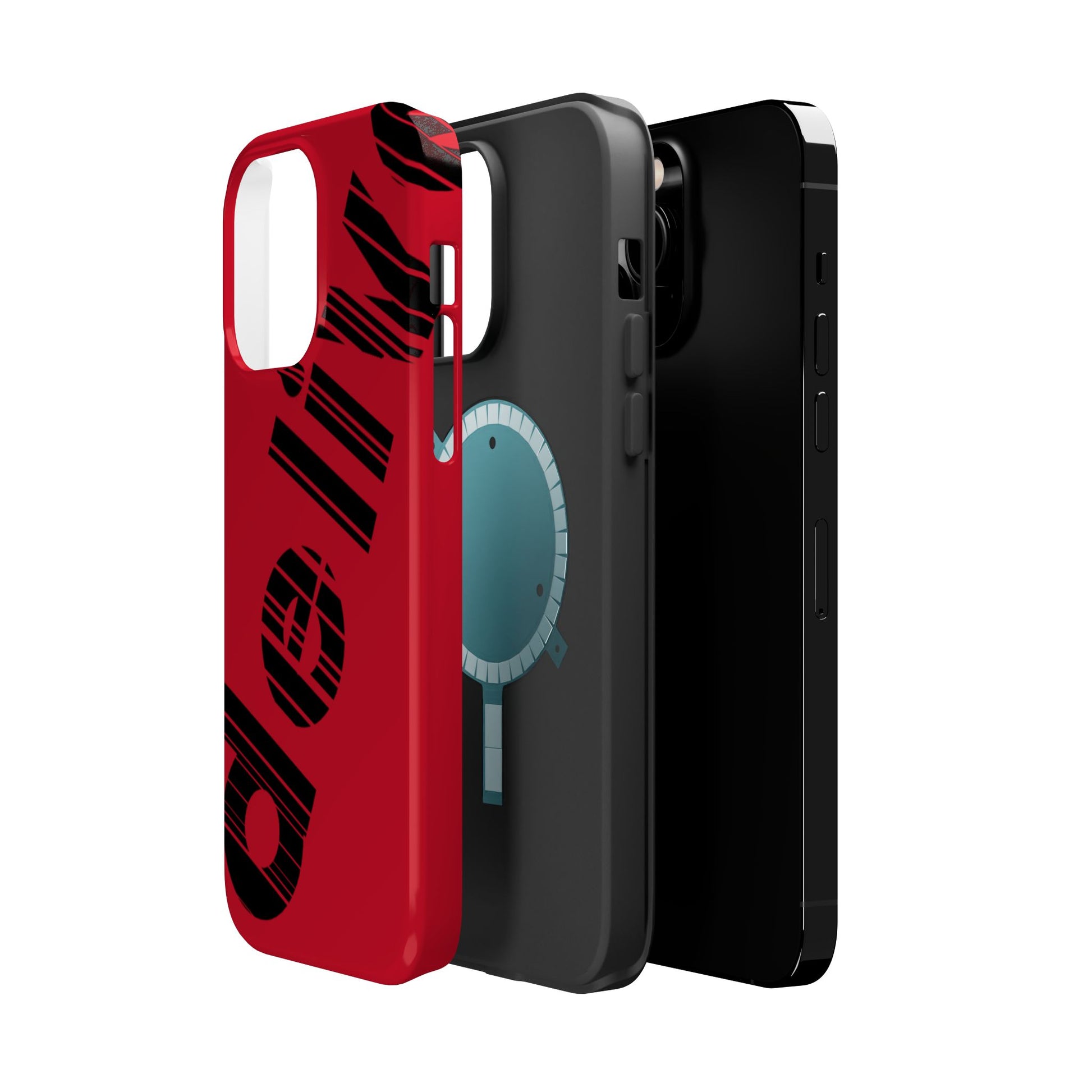 “Delivered” Magnetic Phone Cases, Impact-Resistant Phone Covers for Teens, Gift for Friends, Unique Cell Phone Accessories, Red Design, Custom [...]