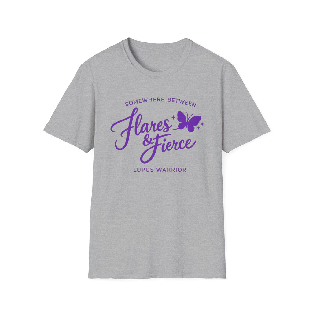 Somewhere Between Flares & Fierce Lupus Warrior T-Shirt