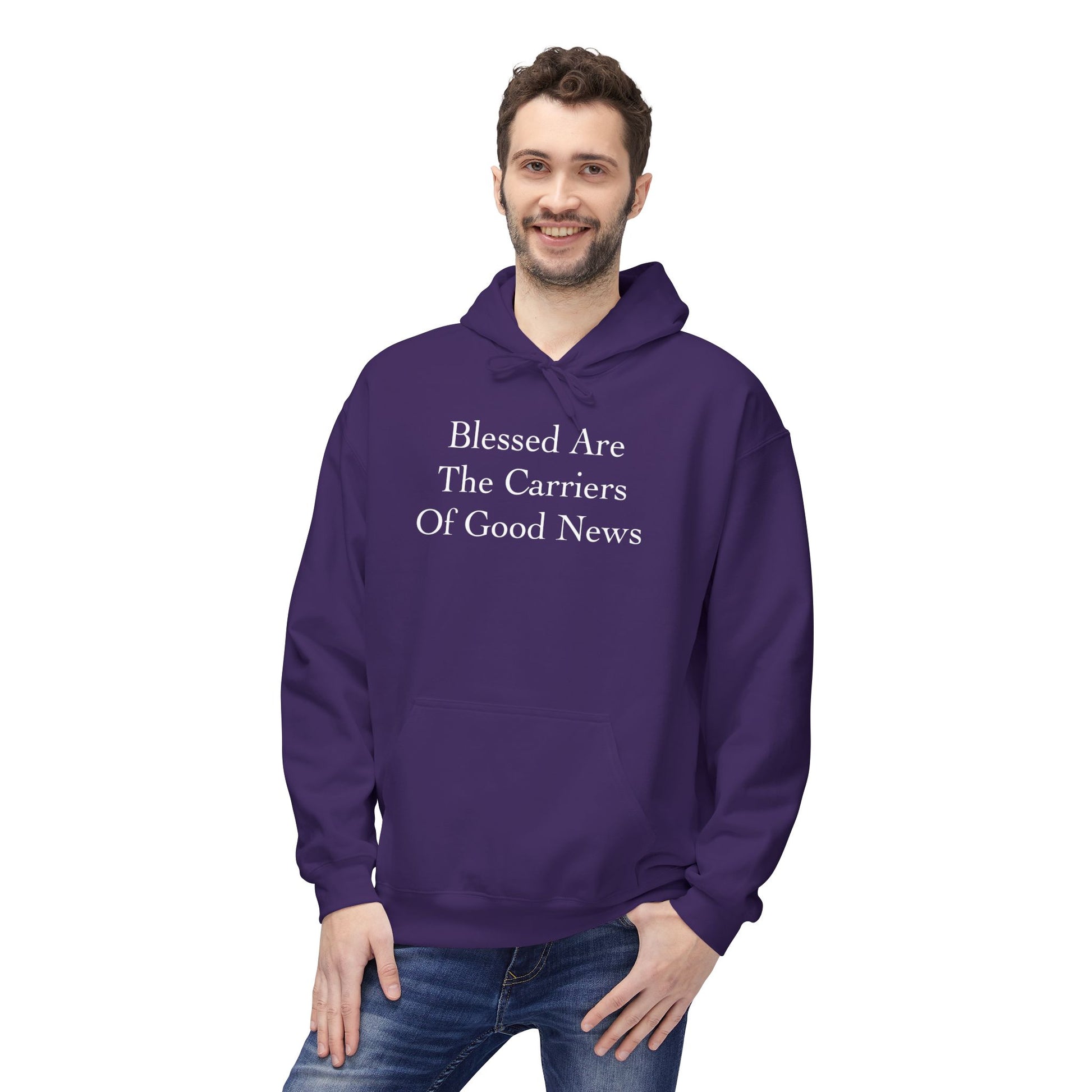 Blessed Carriers Fleece Hoodie - Unisex Softstyle Apparel, Christian Hoodies, Postal Hoodies, Gift Ideas For Postal Workers,