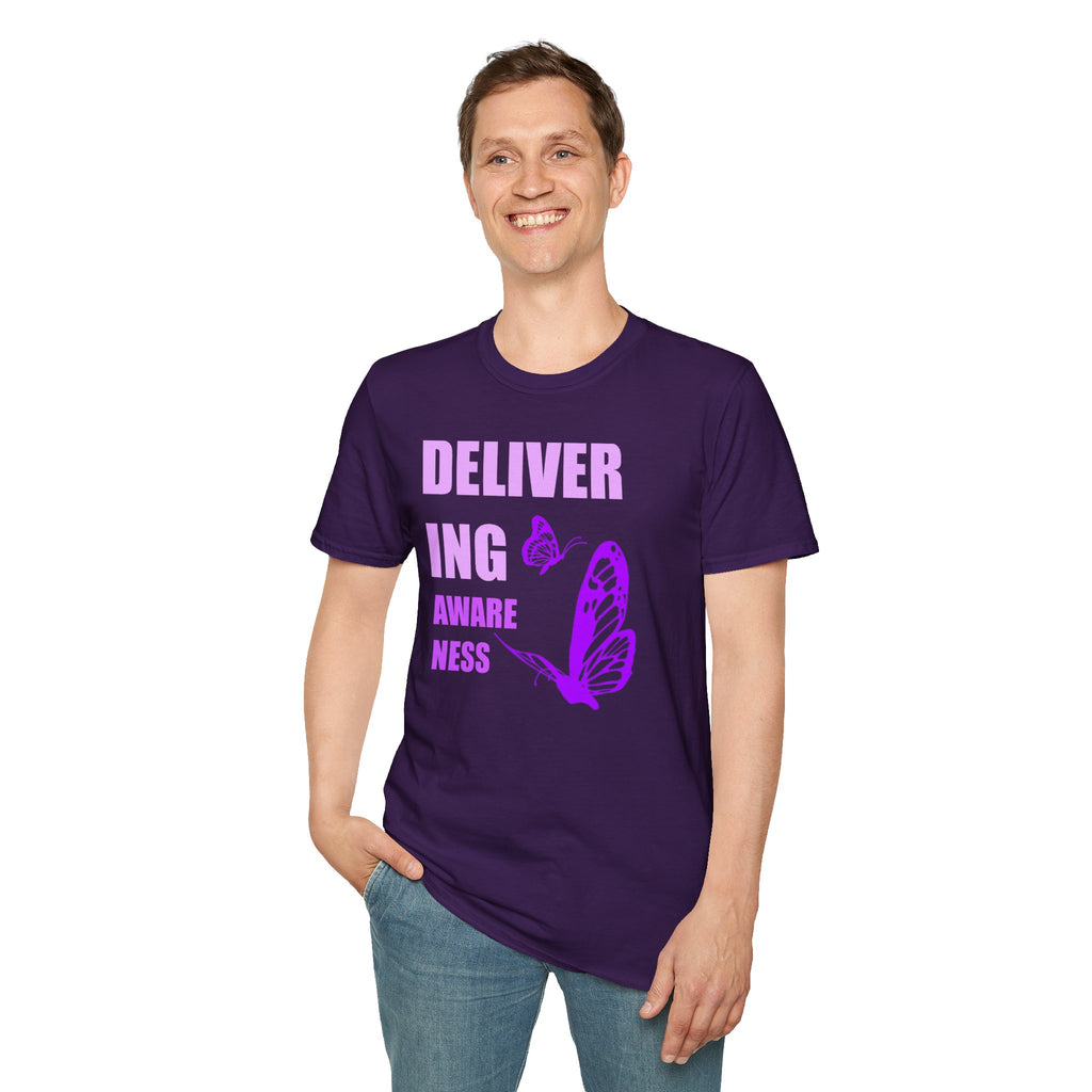 Lupus Awareness Shirt – Delivering Awareness Purple Butterfly Support Tee