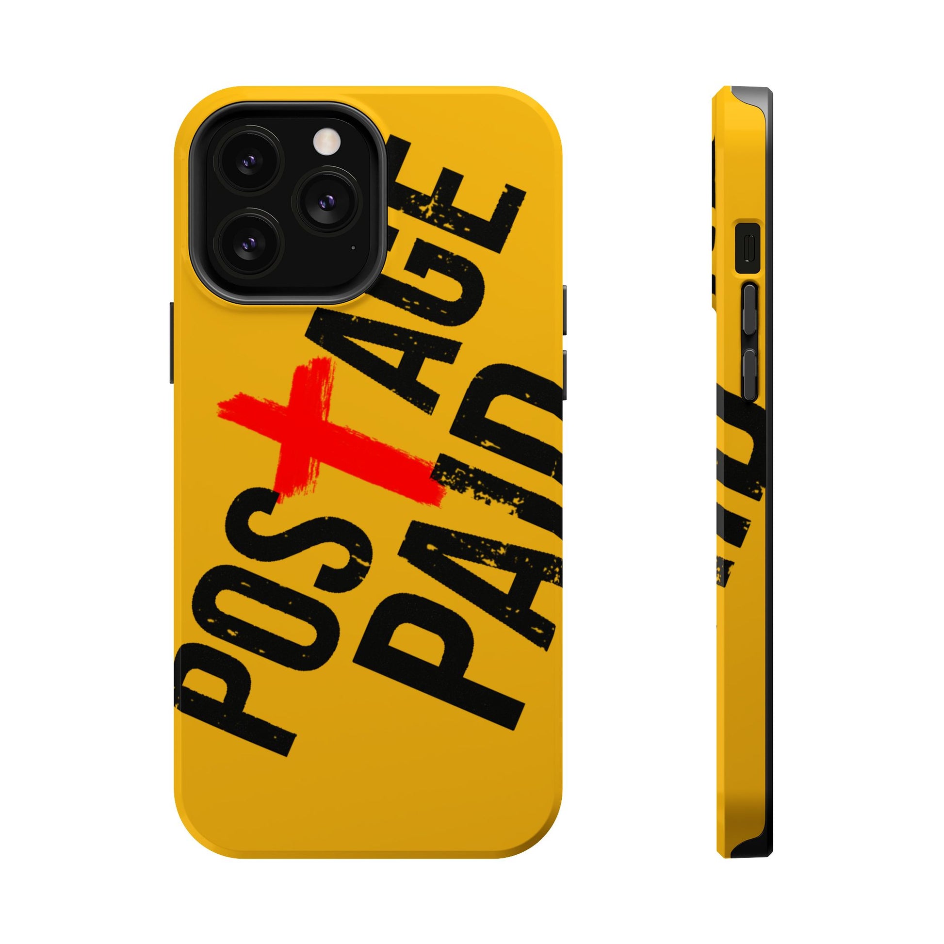 Impact-Resistant Phone Case - 'Postage Paid' Design, Inspiration Phone Case, Gifts For Faith Believers, Gifts For Postal Workers, Inspirational Gifts.