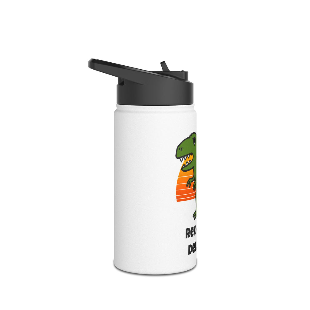 Rex-Press Delivery Dinosaur-themed Stainless Steel Water Bottle, Fun Eco-friendly Drinkware, Perfect for Kids & Adults, Great Gift for Dino Lovers, Hydro [...]