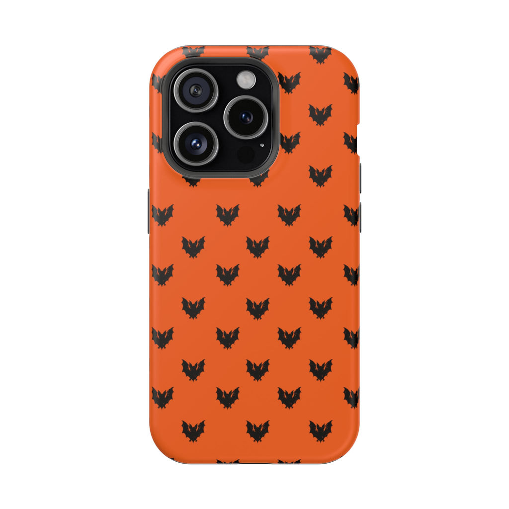 Halloween Design Durable Phone Case with Spooky Bat Design, Magnetic Impact-Resistant Case, Black Cat Pattern, Gift for Halloween, Phone Accessories, [...]