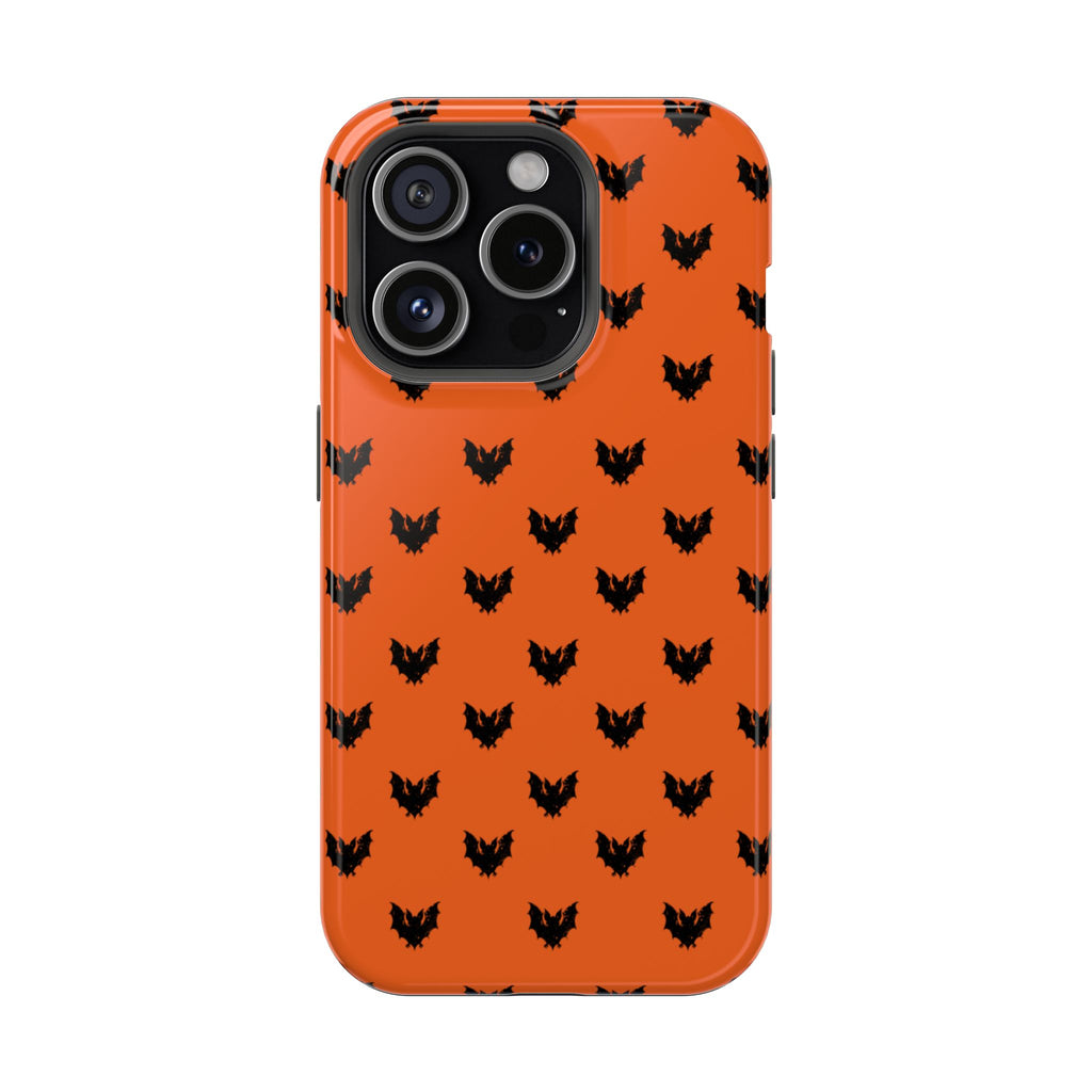 Halloween Design Durable Phone Case with Spooky Bat Design, Magnetic Impact-Resistant Case, Black Cat Pattern, Gift for Halloween, Phone Accessories, [...]