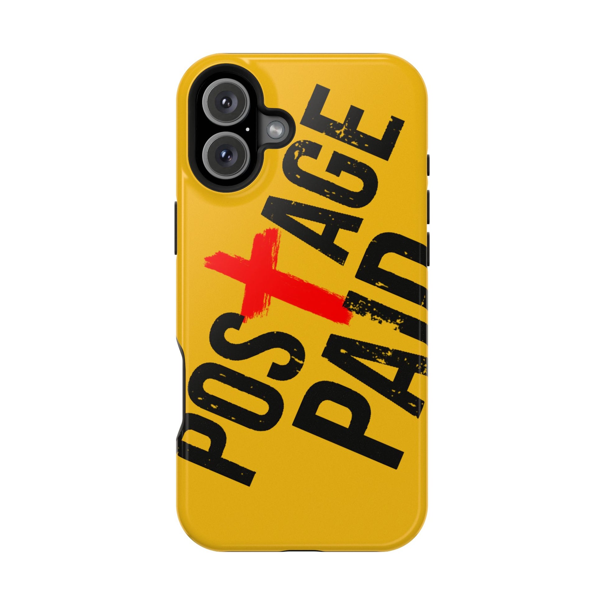 Impact-Resistant Phone Case - 'Postage Paid' Design, Inspiration Phone Case, Gifts For Faith Believers, Gifts For Postal Workers, Inspirational Gifts.
