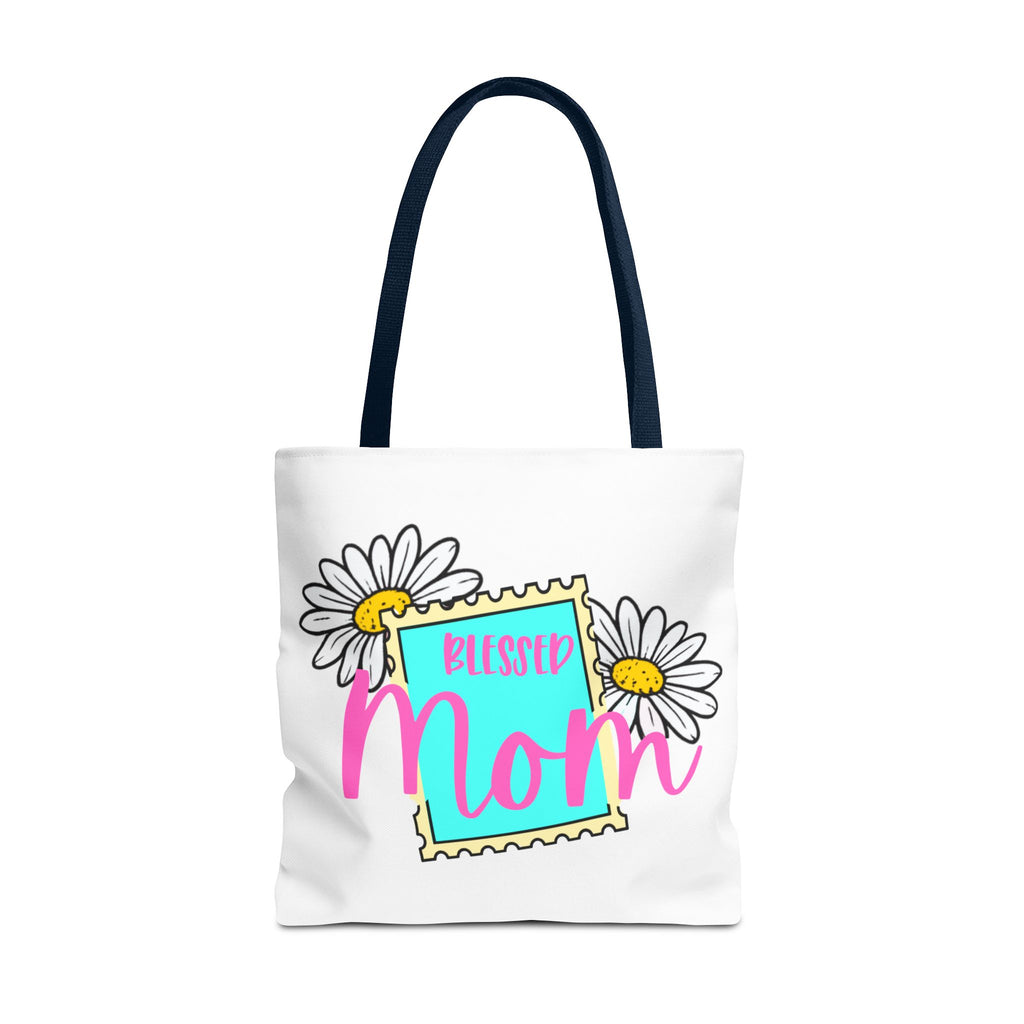 Blessed Mom Daisy Tote Bag – Floral Mother’s Day Gift