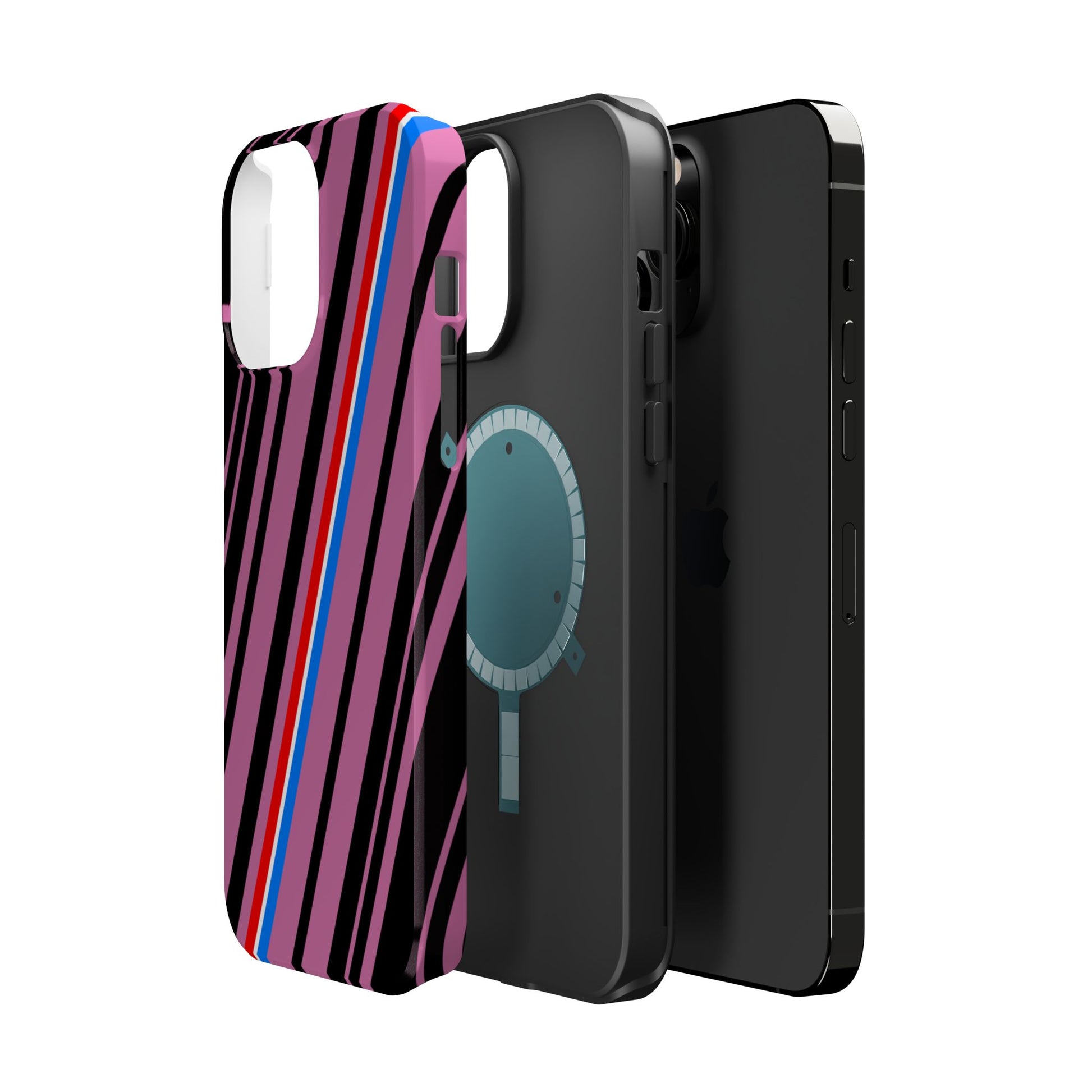 Vibrant Magnetic Phone Cases for Impact Resistance, Phone Protection, Gift for Tech Lovers, Postal Workers, Colorful Barcode Cases