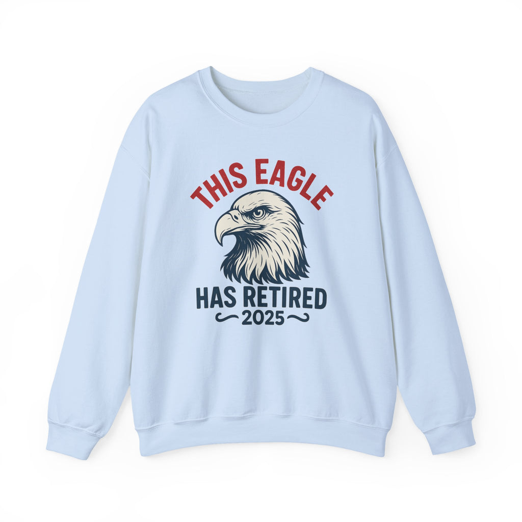 “This Eagle Has Retired” Retirement Crewneck Sweatshirt, Retirement Gifts, Retirement Gifts for Postal Workers