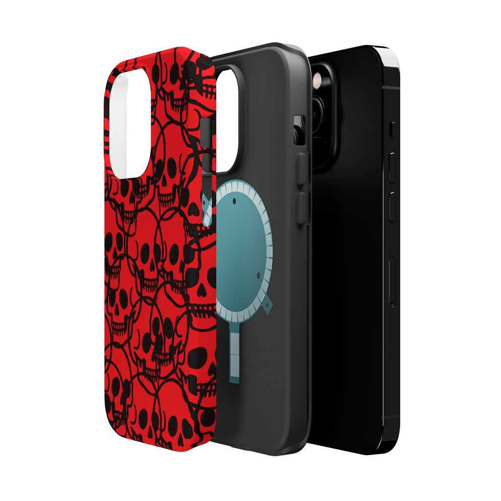 Magnetic Impact-Resistant Skull Cases