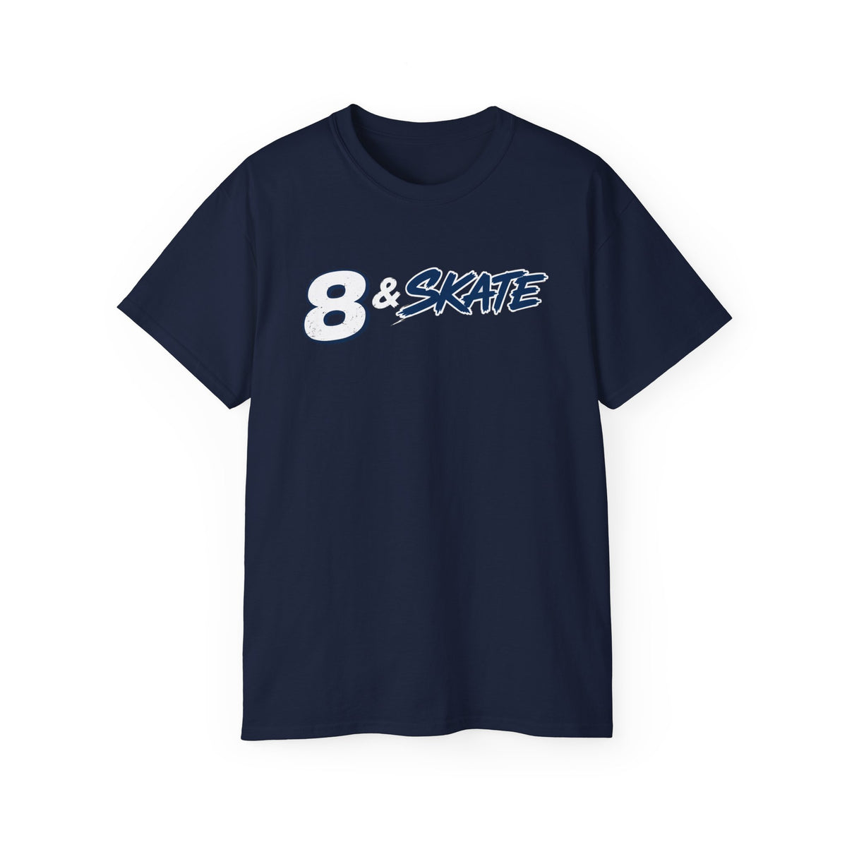 8 & Skate Graphic Tee — Retro Skateboarding Shirt