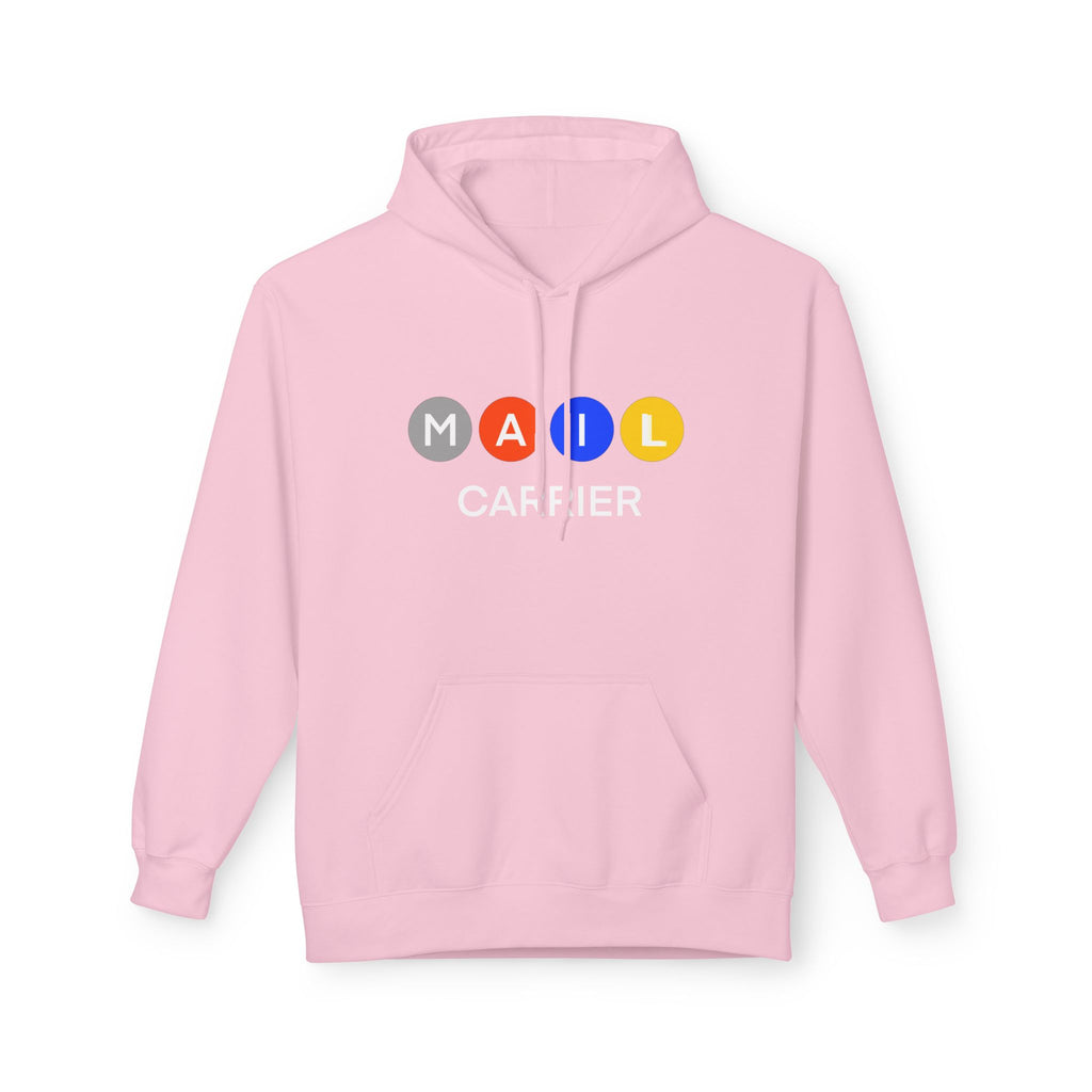 Mail Carrier Hoodie  — Colorful Button Design