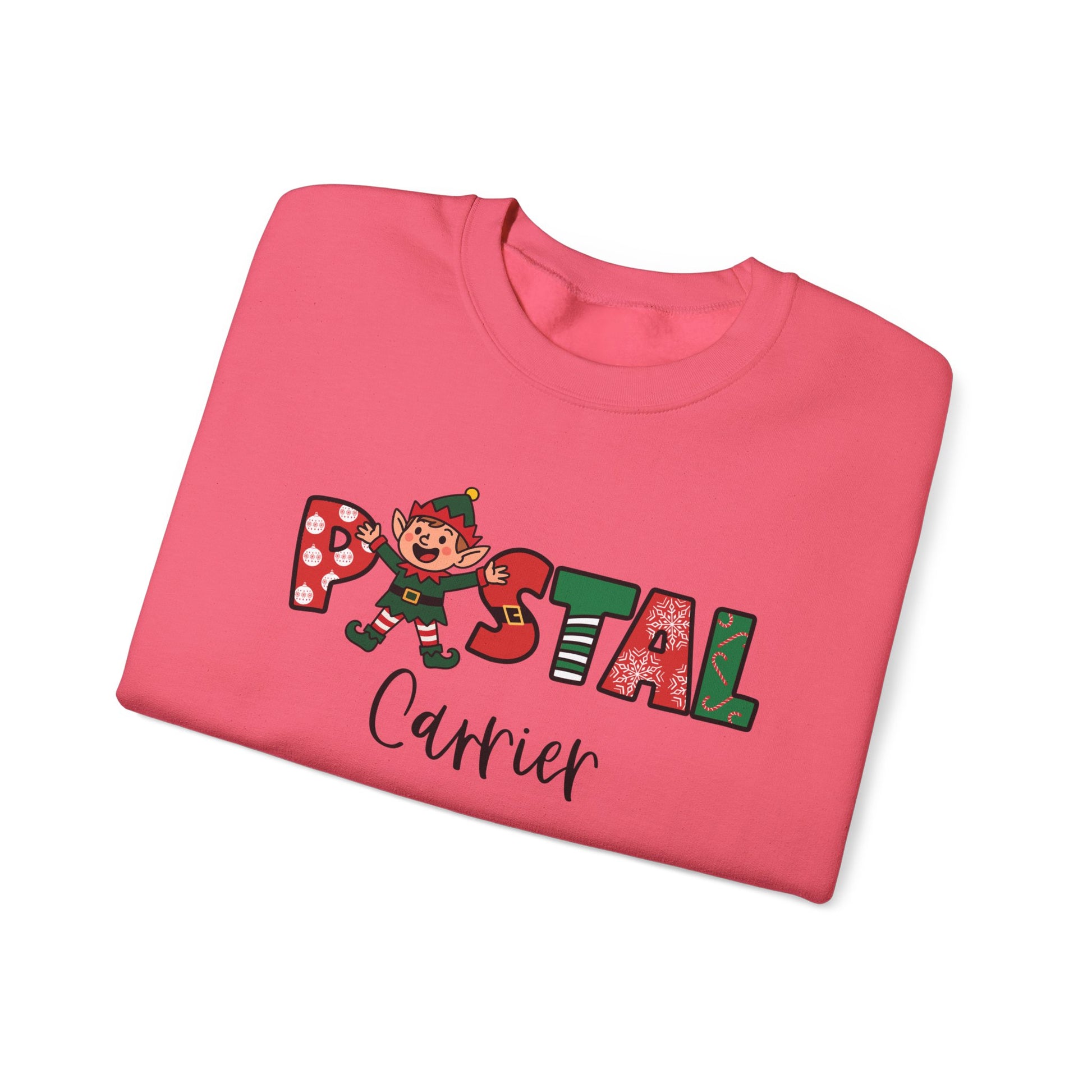 Postal Carrier Christmas Themed Unisex Sweatshirt - 'Postal Carrier' Design