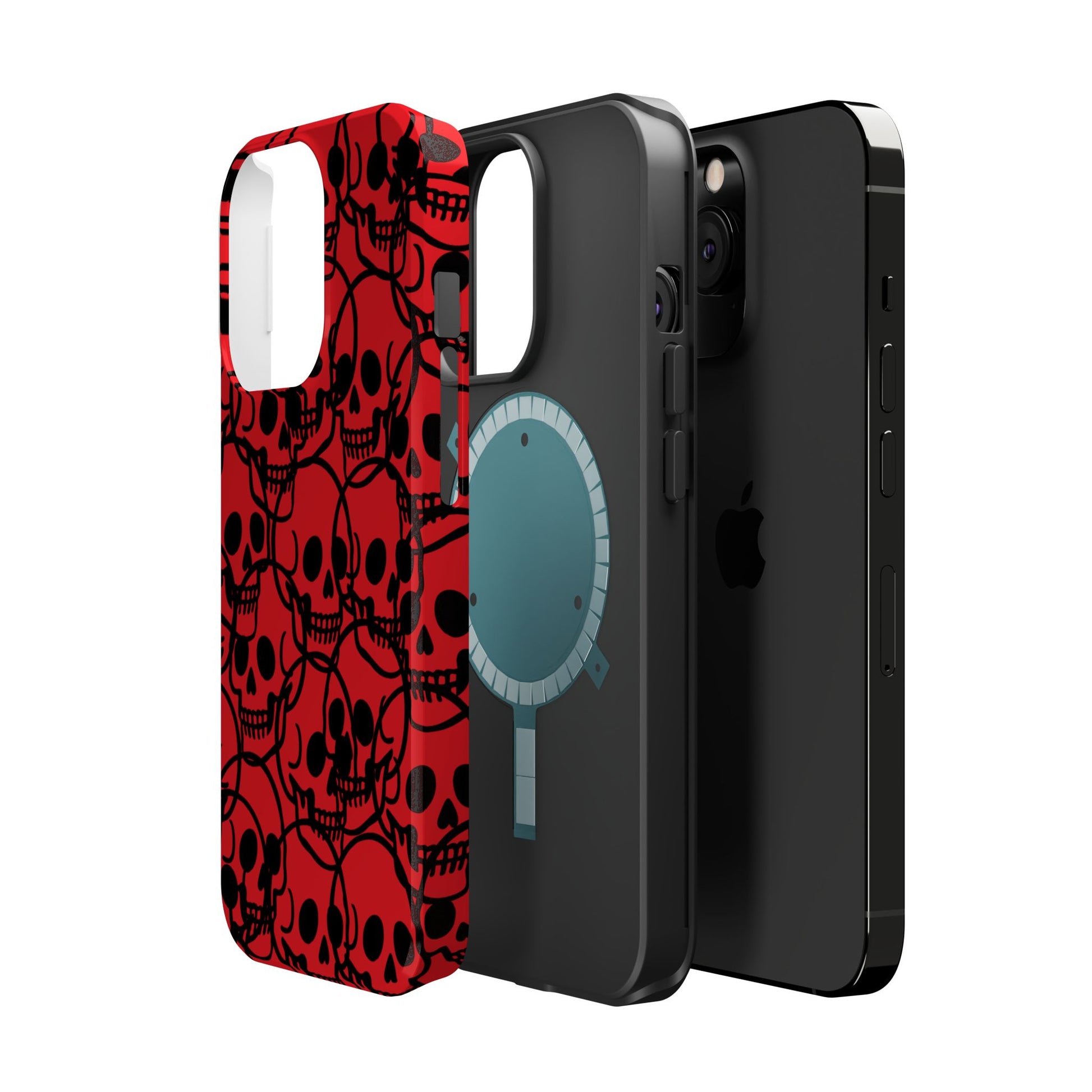 Magnetic Impact-Resistant Skull Cases