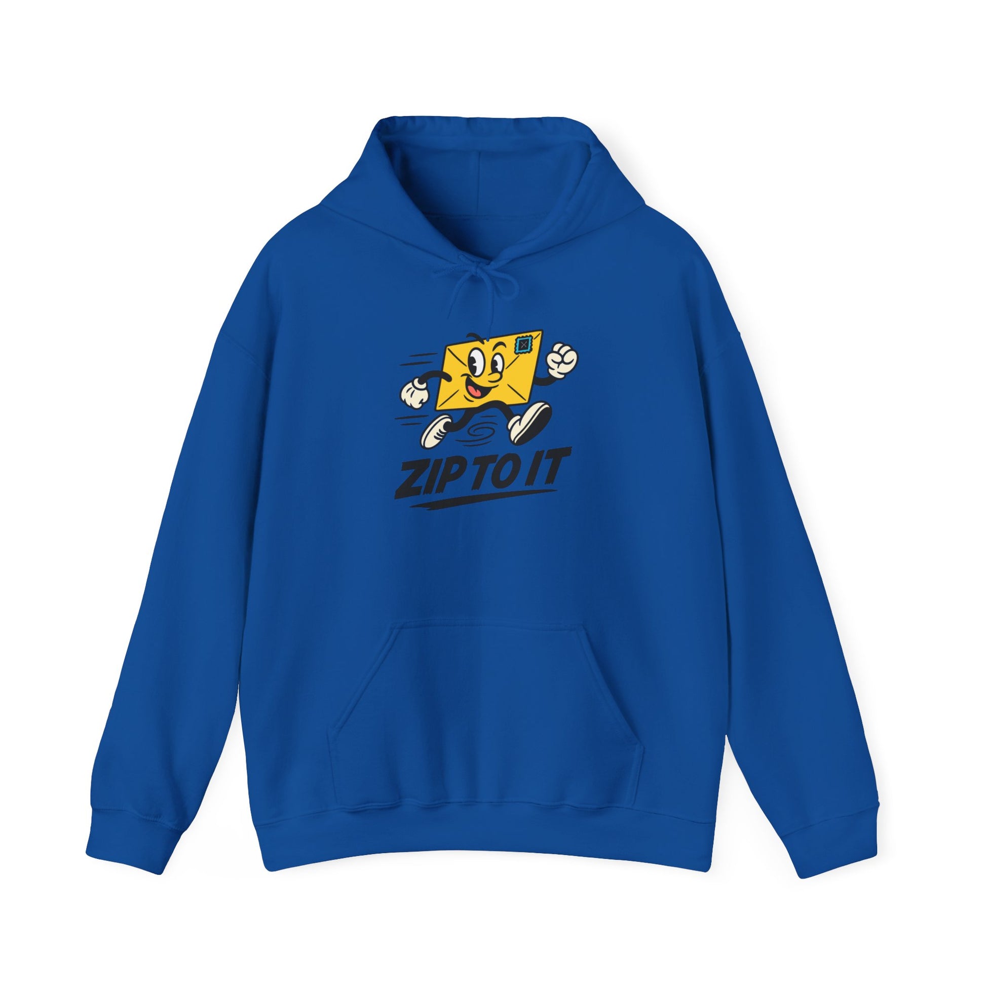 Playful Zip To It Hooded Sweatshirt for Fun & Comfort, Postal Worker, Mail Carrier, Great for Gifting, Cozy Apparel, Unisex Fashion