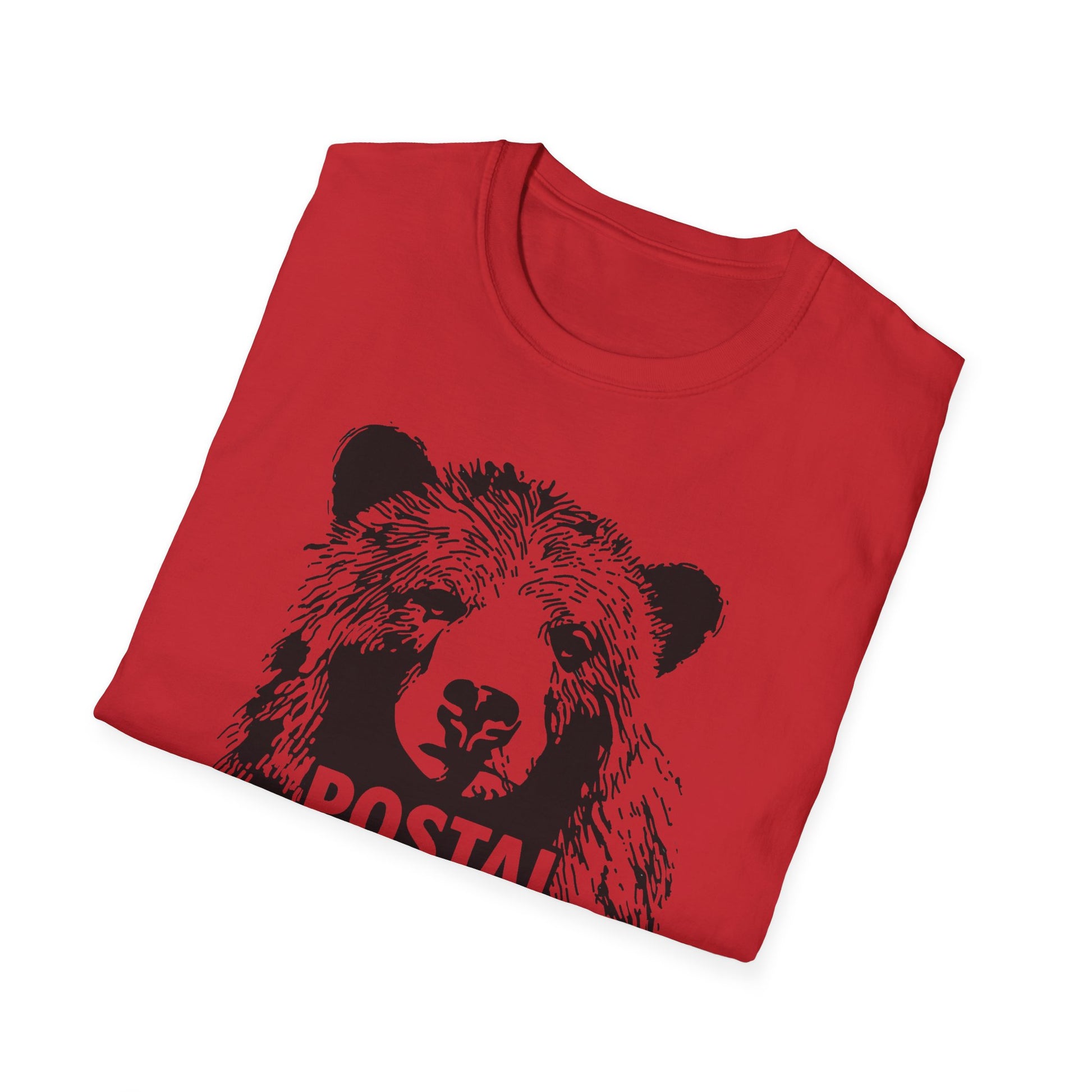 Postal Papa Bear Unisex T-Shirt | Cute Gift for Dads | Family Reunion T-Shirt | Casual Wear | Father's Day Tee | Unique Design