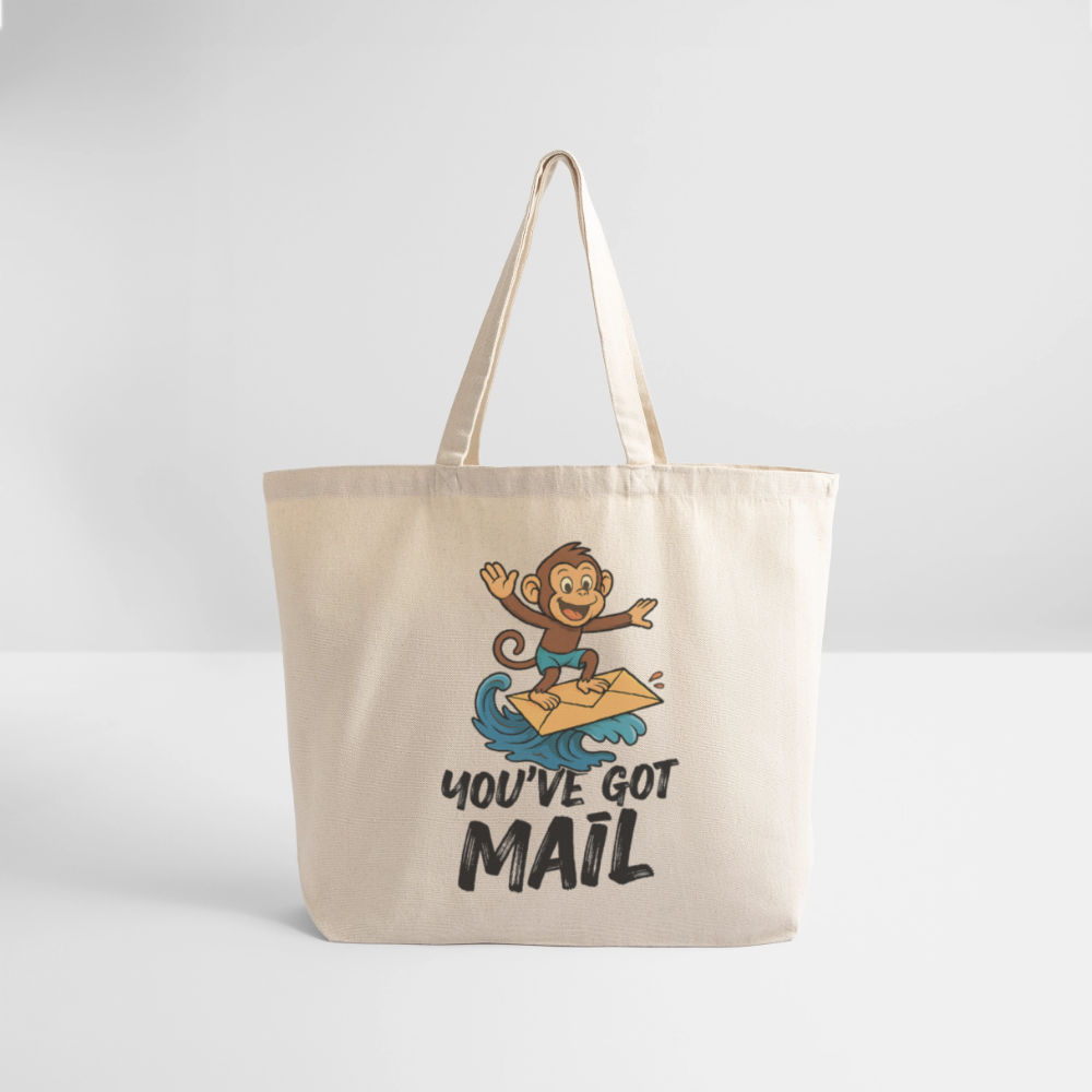 You’ve Got Mail Eco-Friendly Cotton Tote - natural