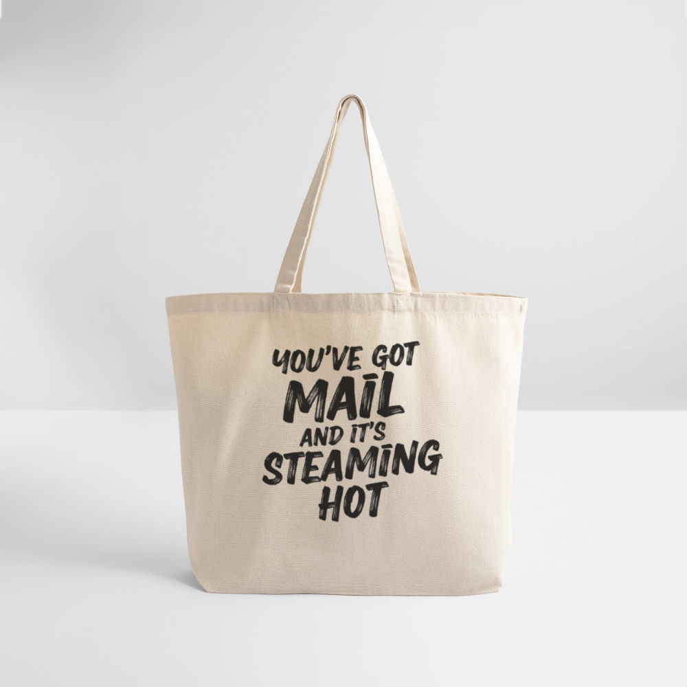 Steaming Hot Eco-Friendly Cotton Tote - natural