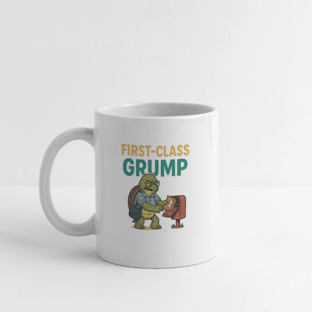 First Class Grump Coffee/Tea Mug - white