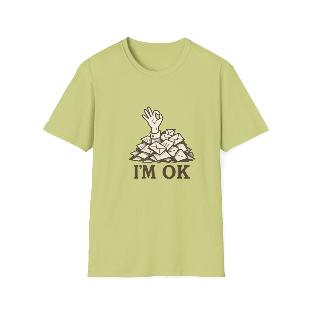 I'M OK Hand Gesture Unisex T-Shirt, Funny Graphic Tee, Casual Wear, Gift for Friends, Trendy Outfit, Relaxed Style