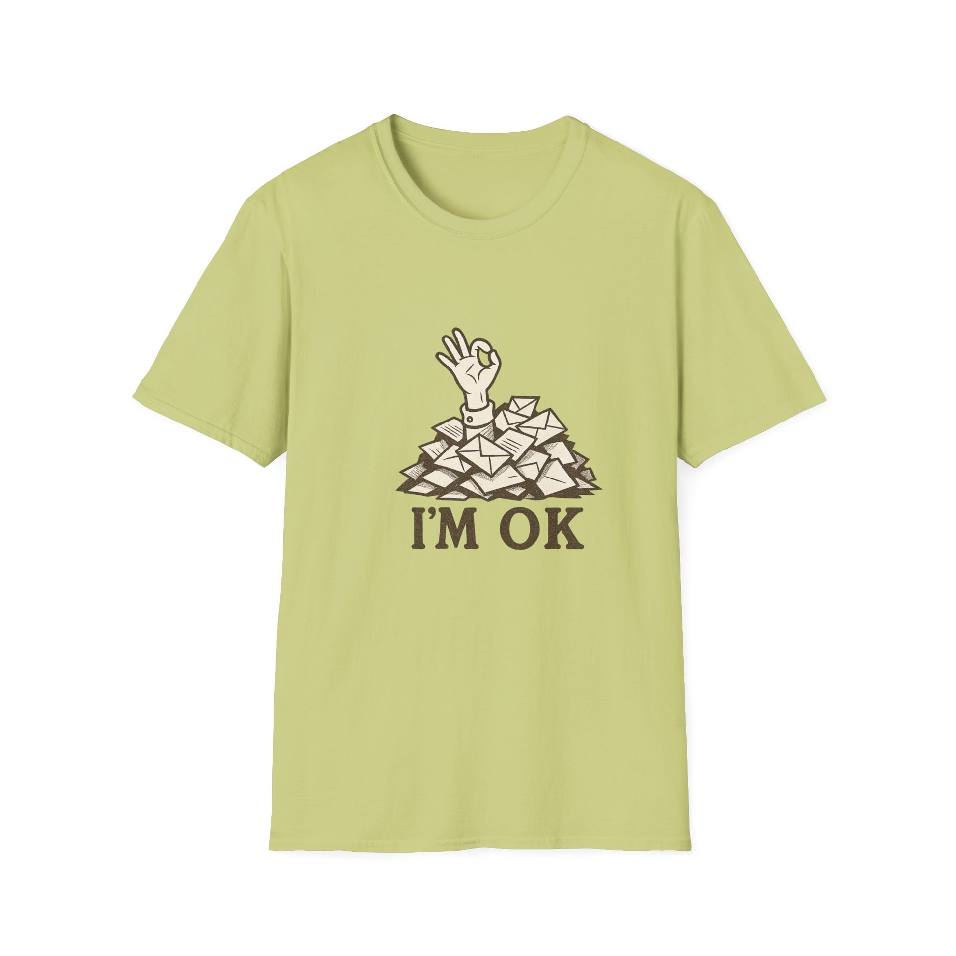 I'M OK Hand Gesture Unisex T-Shirt, Funny Graphic Tee, Casual Wear, Gift for Friends, Trendy Outfit, Relaxed Style