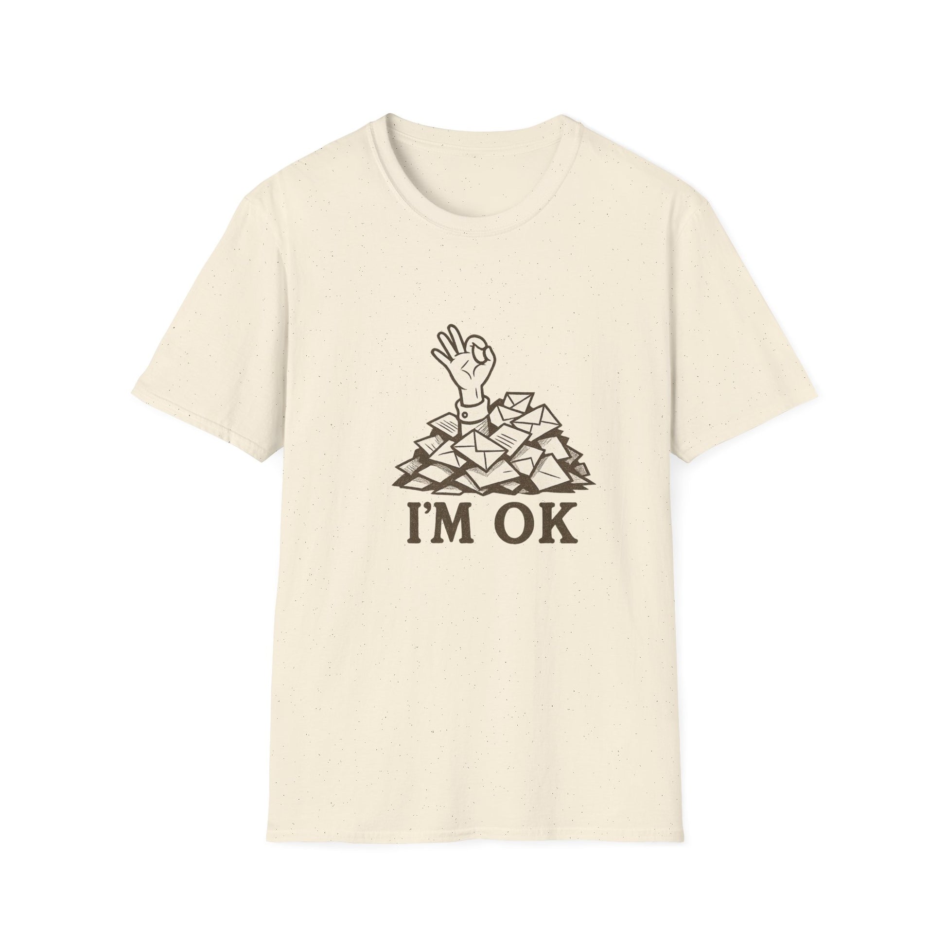 I'M OK Hand Gesture Unisex T-Shirt, Funny Graphic Tee, Casual Wear, Gift for Friends, Trendy Outfit, Relaxed Style