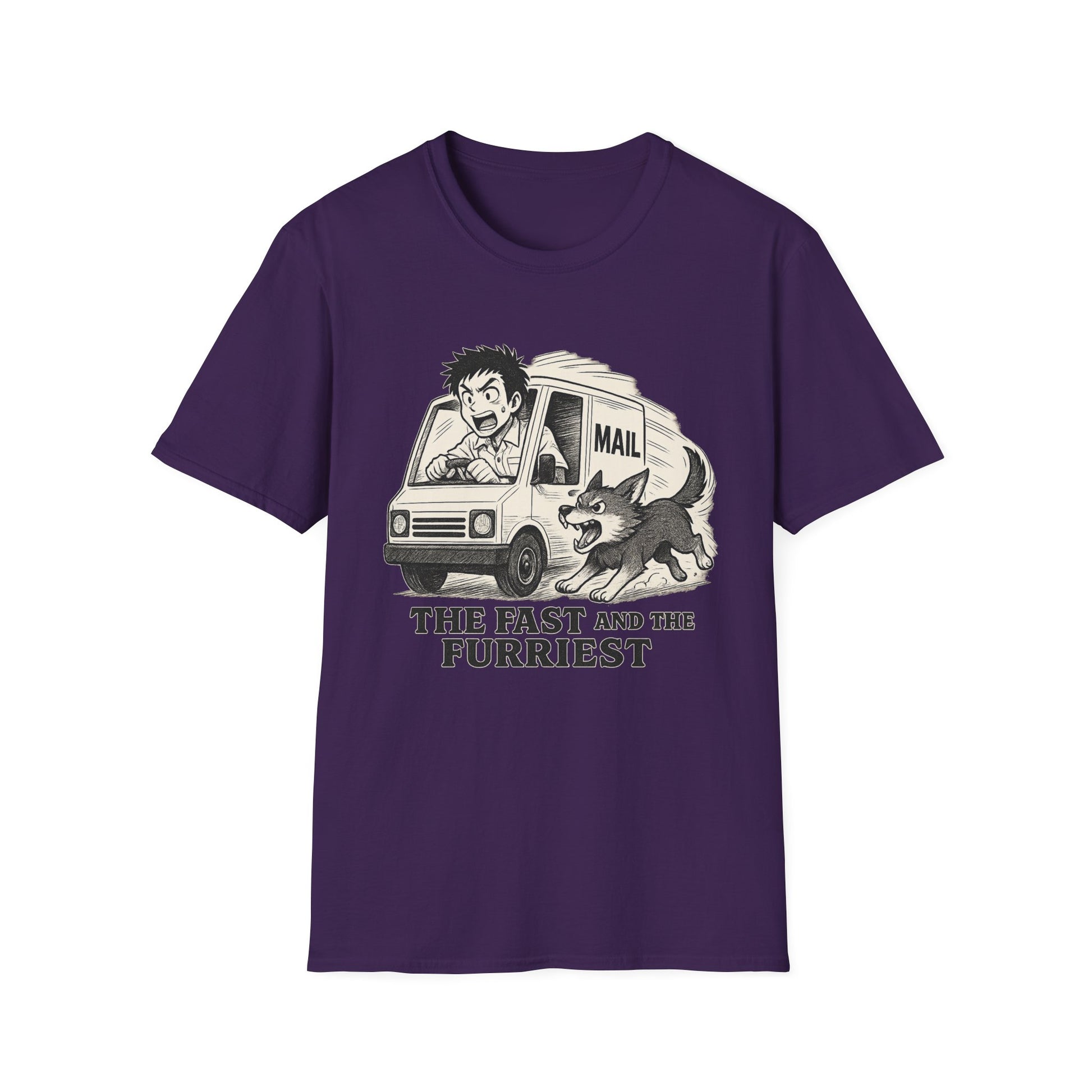 Humorous Dog Lover T-Shirt, The Fast and the Furriest Tee, Pet Themed Gift, Unisex Funny Shirt, Dog Owner Apparel, Casual Wear