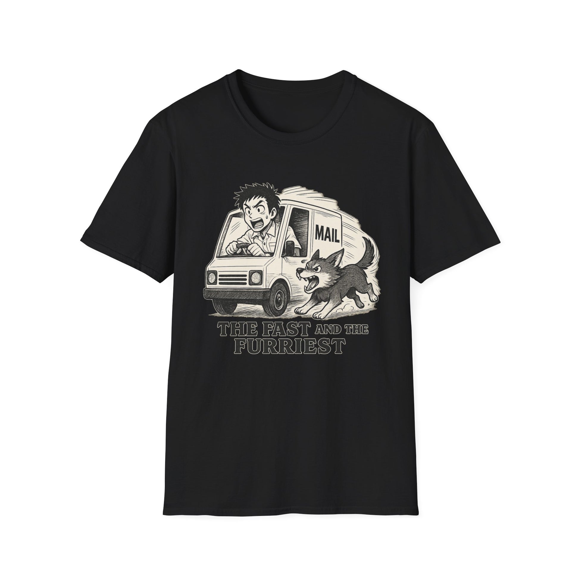 Humorous Dog Lover T-Shirt, The Fast and the Furriest Tee, Pet Themed Gift, Unisex Funny Shirt, Dog Owner Apparel, Casual Wear