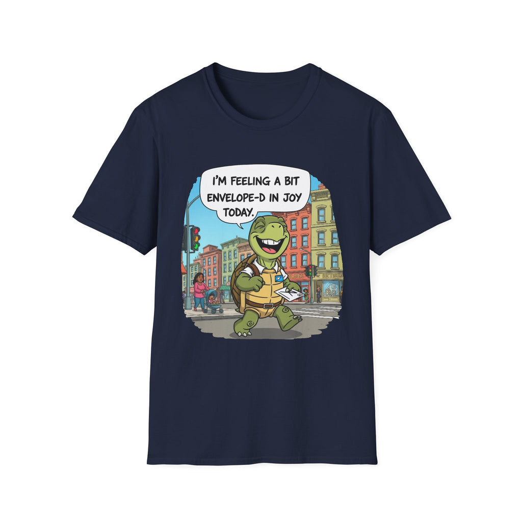Joyful Dinosaur T-Shirt, Funny Graphic Tee, Unisex Apparel, Gift for Kids, Birthday, Casual Wear, Summer Fun