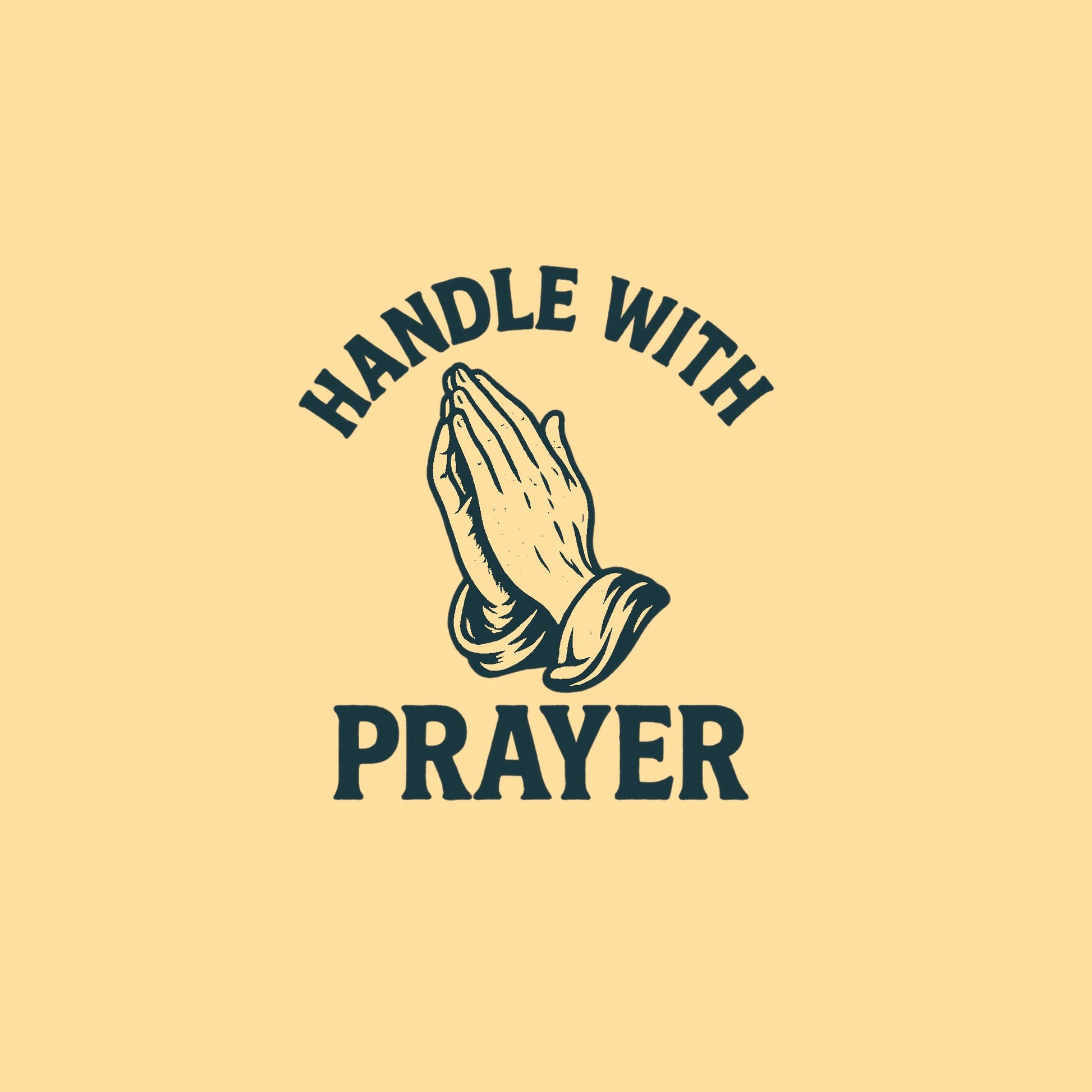 Handle With Prayer Hoodie - Unisex Midweight Softstyle Fleece - Spiritual Gift, Comfort Apparel, Cozy Hoodie, Faith-based Clothing, Relaxed Wear