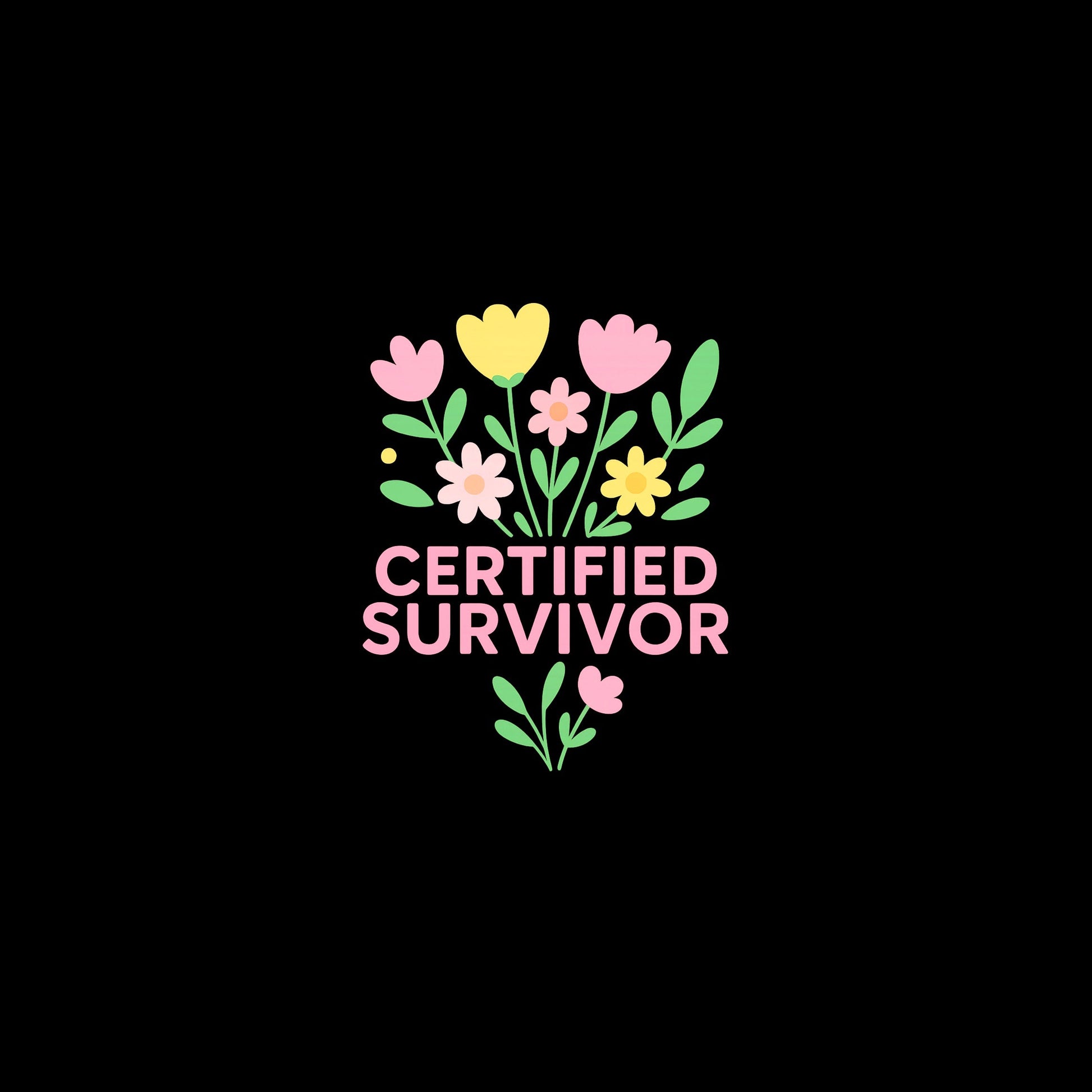 Certified Survivor Floral Hoodie | Motivational Gift, Unisex Fleece Sweatshirt, Cancer Awareness Apparel, Comfort Wear, Inspirational [...]