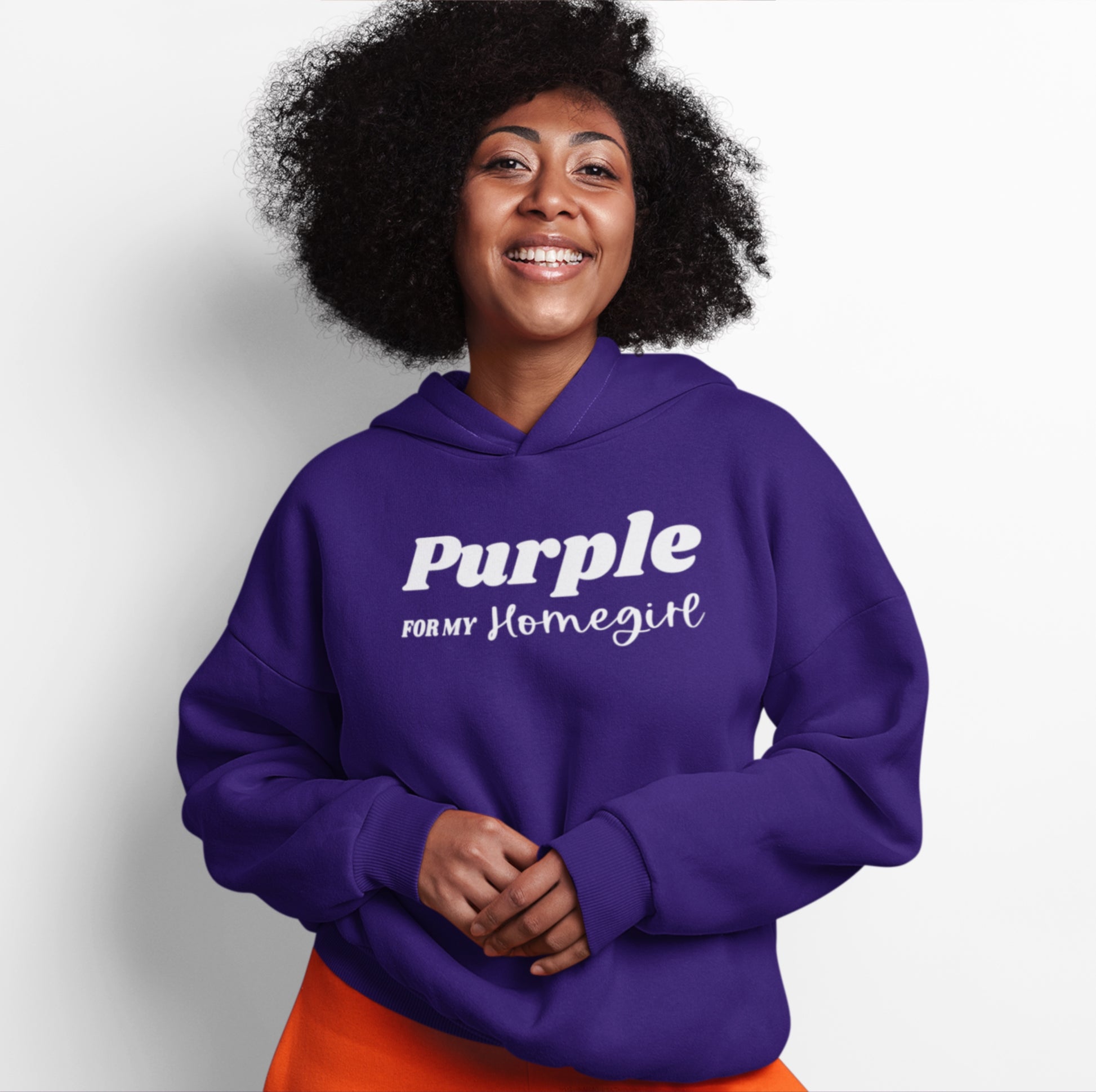 Purple For My Homegirl Hoodie — Awareness & Support Pullover