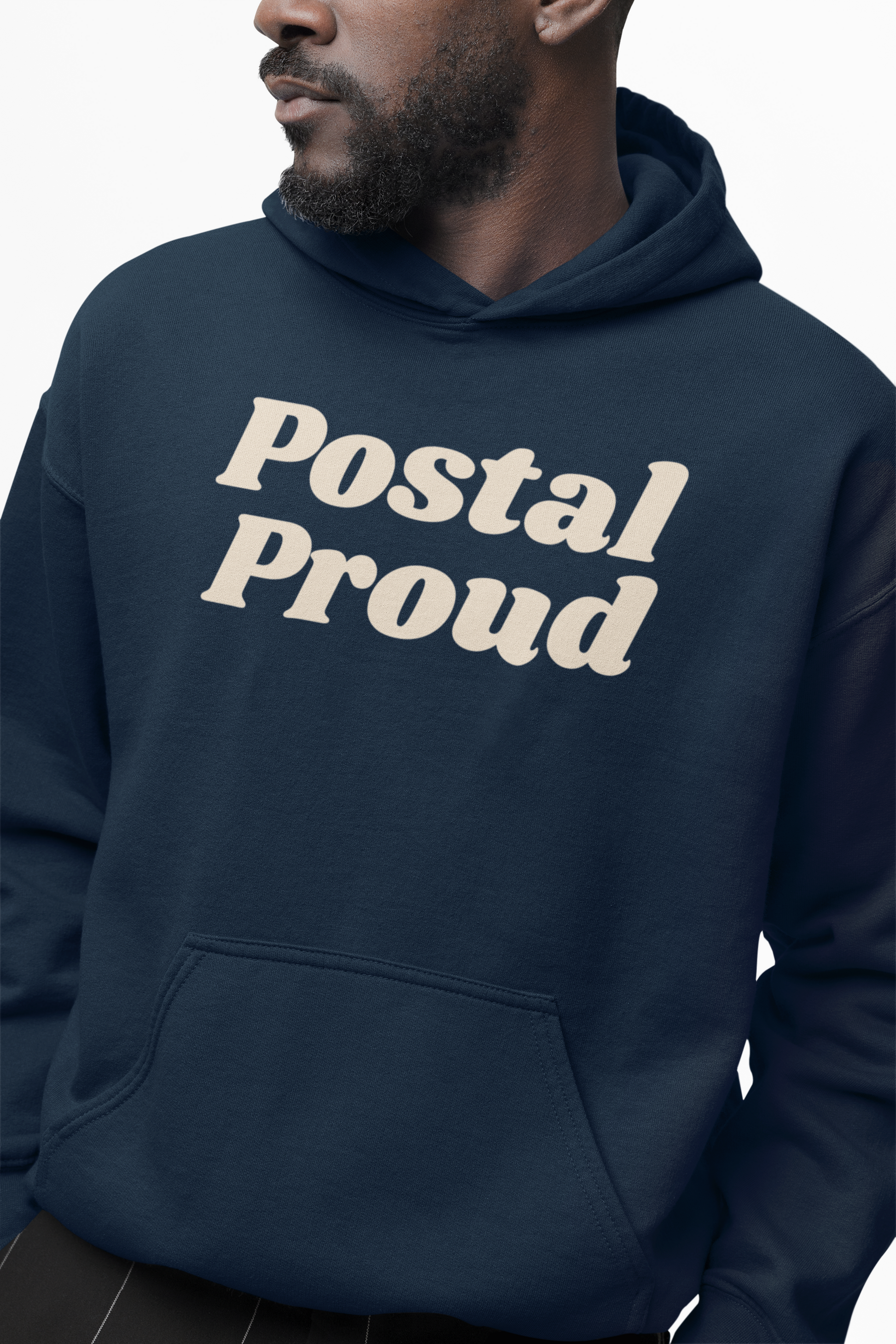 Postal Proud Unisex Midweight Softstyle Fleece Hoodie