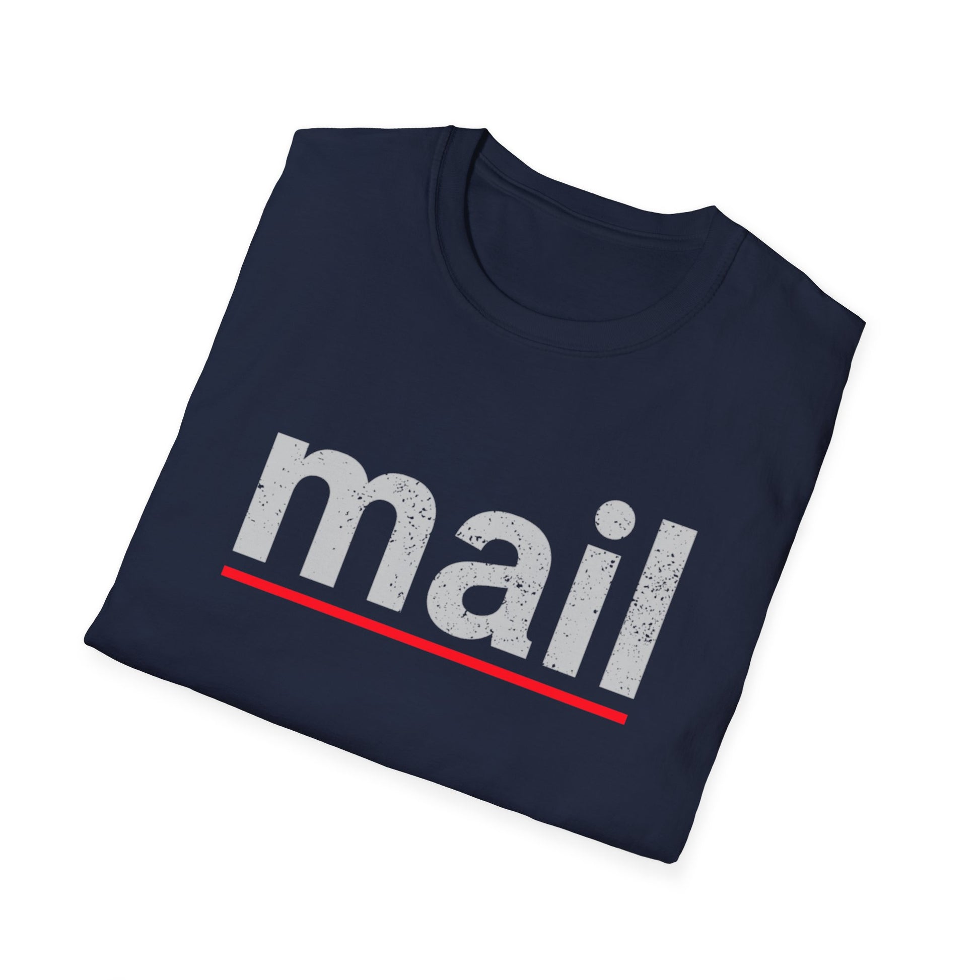 Mail-Themed Unisex T-Shirt, Casual Wear, Gift for Postal Workers, Unique Birthday Present, Fun Everyday Tee