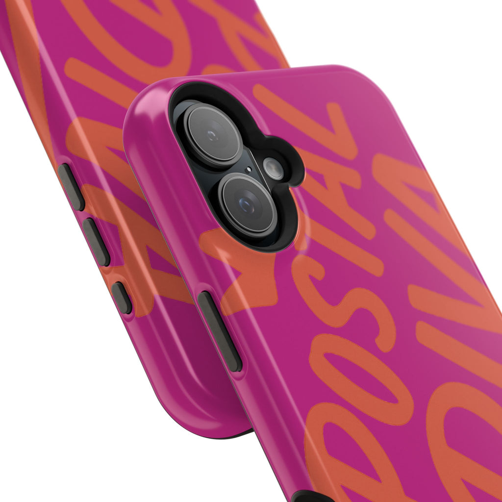 Postal Diva Magnetic Phone Case, Bold Colorful Phone Cover, Phone Case for Postal Divas, Unique Gift for Her, Trendy Smartphone Accessory