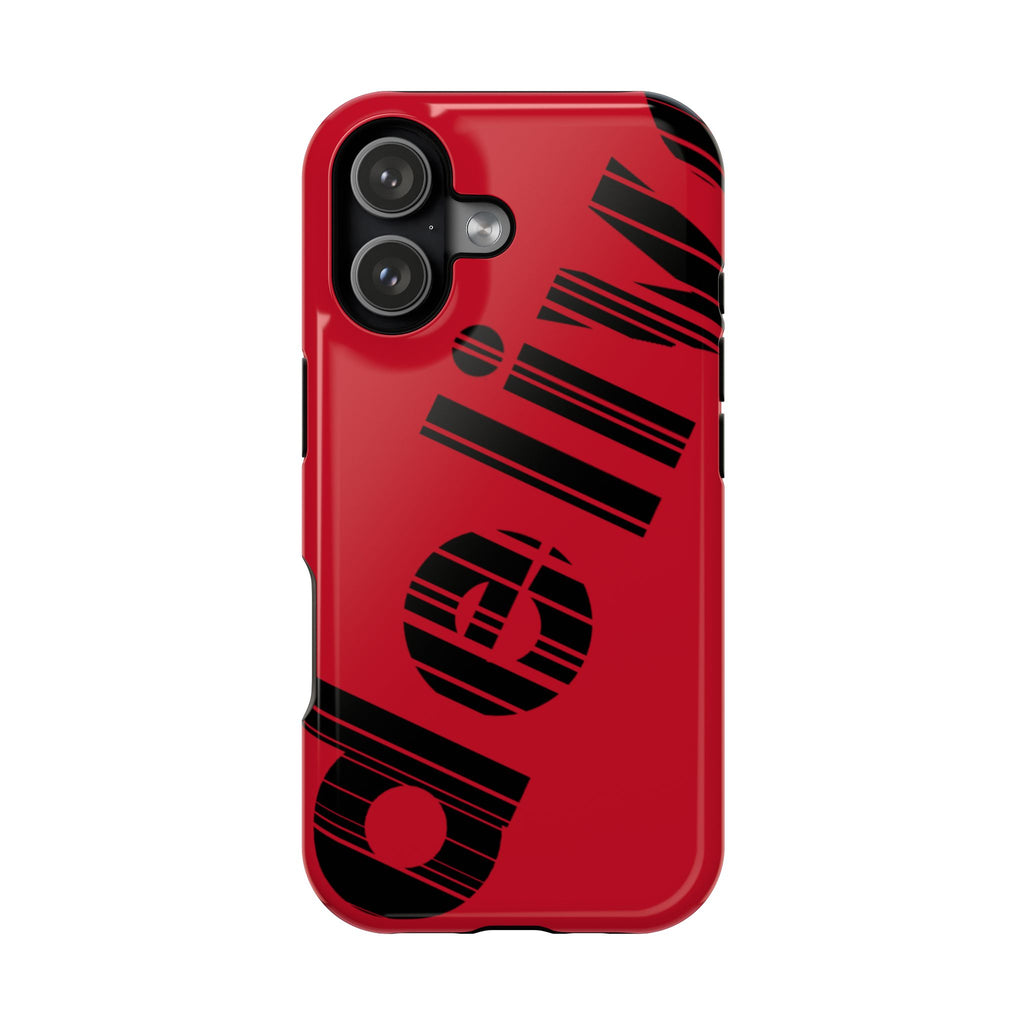 “Delivered” Magnetic Phone Cases, Impact-Resistant Phone Covers for Teens, Gift for Friends, Unique Cell Phone Accessories, Red Design, Custom [...]