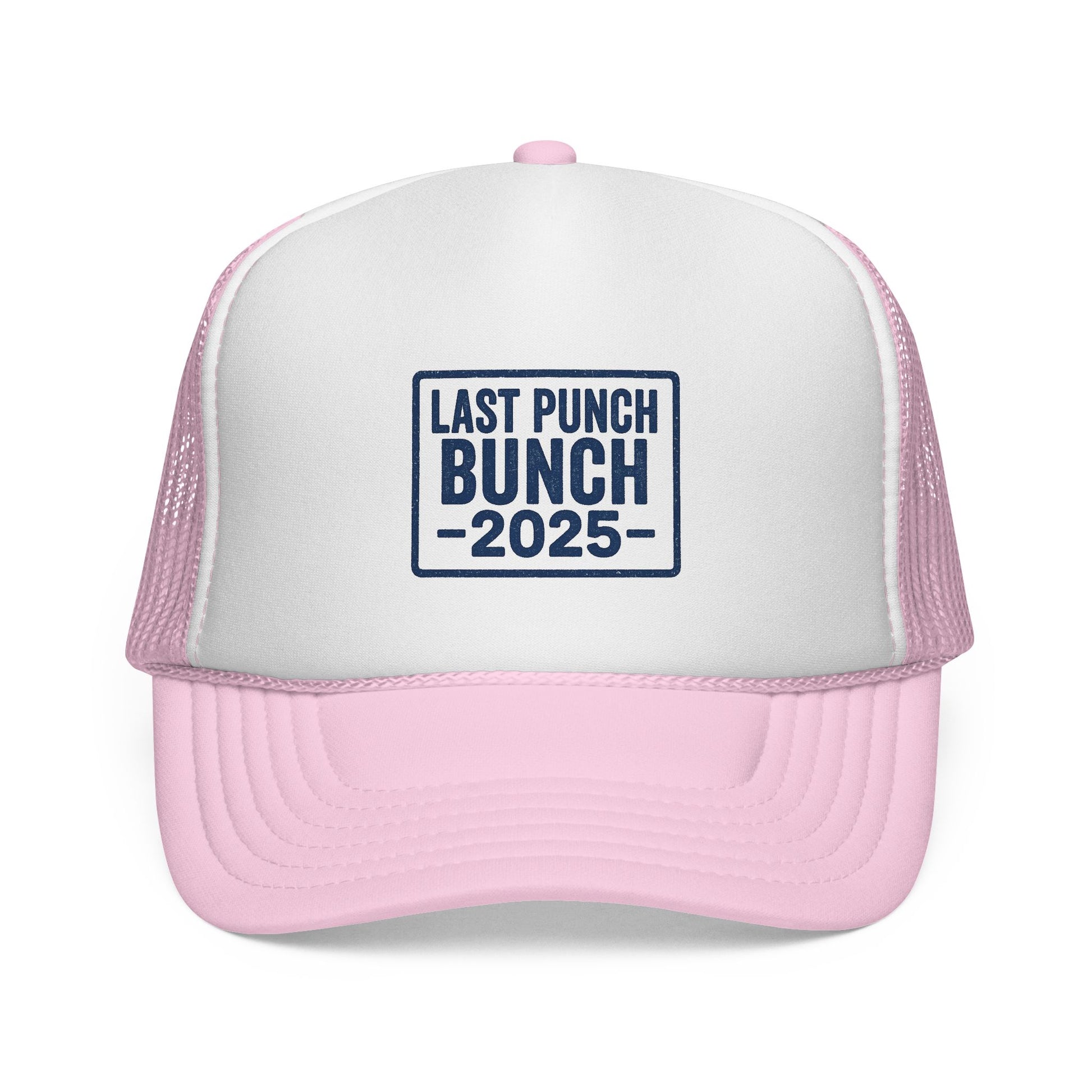Last Punch Bunch 2025 Trucker Cap - Fun Casual Headwear for Celebrations, Retirement Gifts, Gifts For Postal Workers