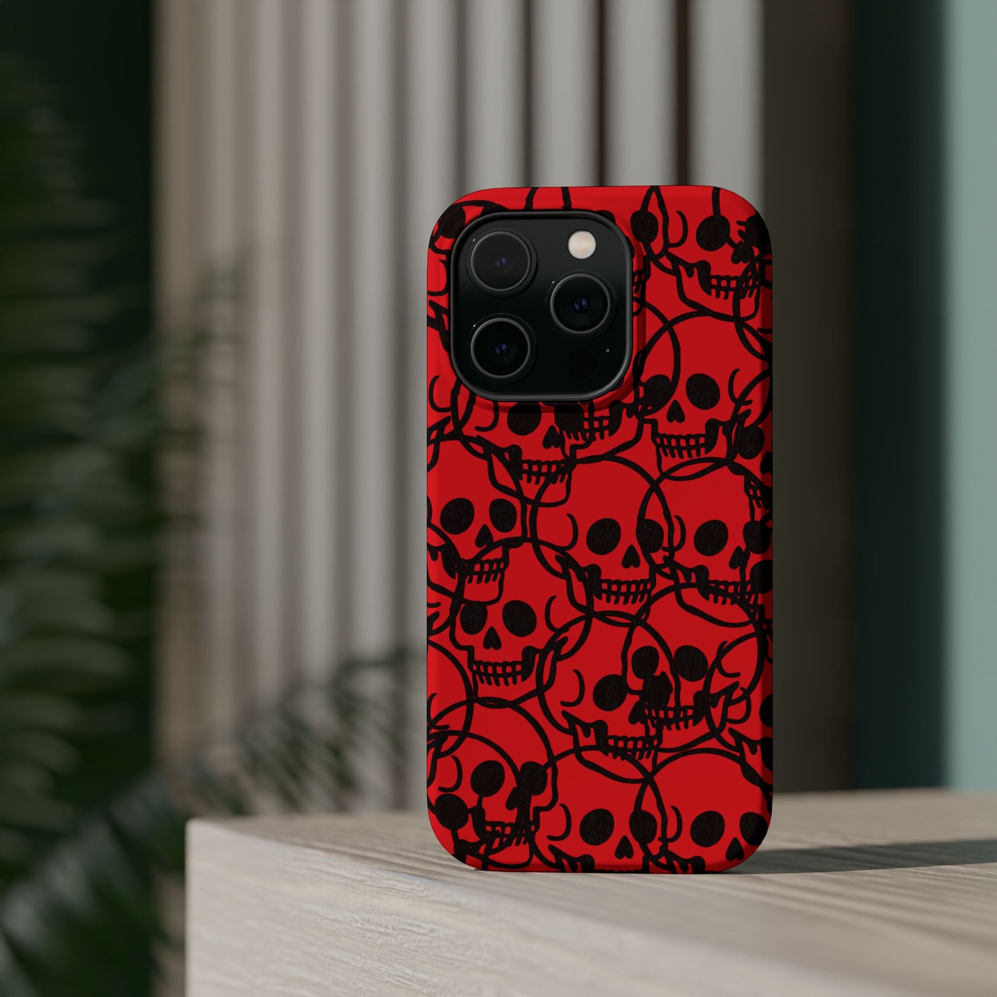 Magnetic Impact-Resistant Skull Cases