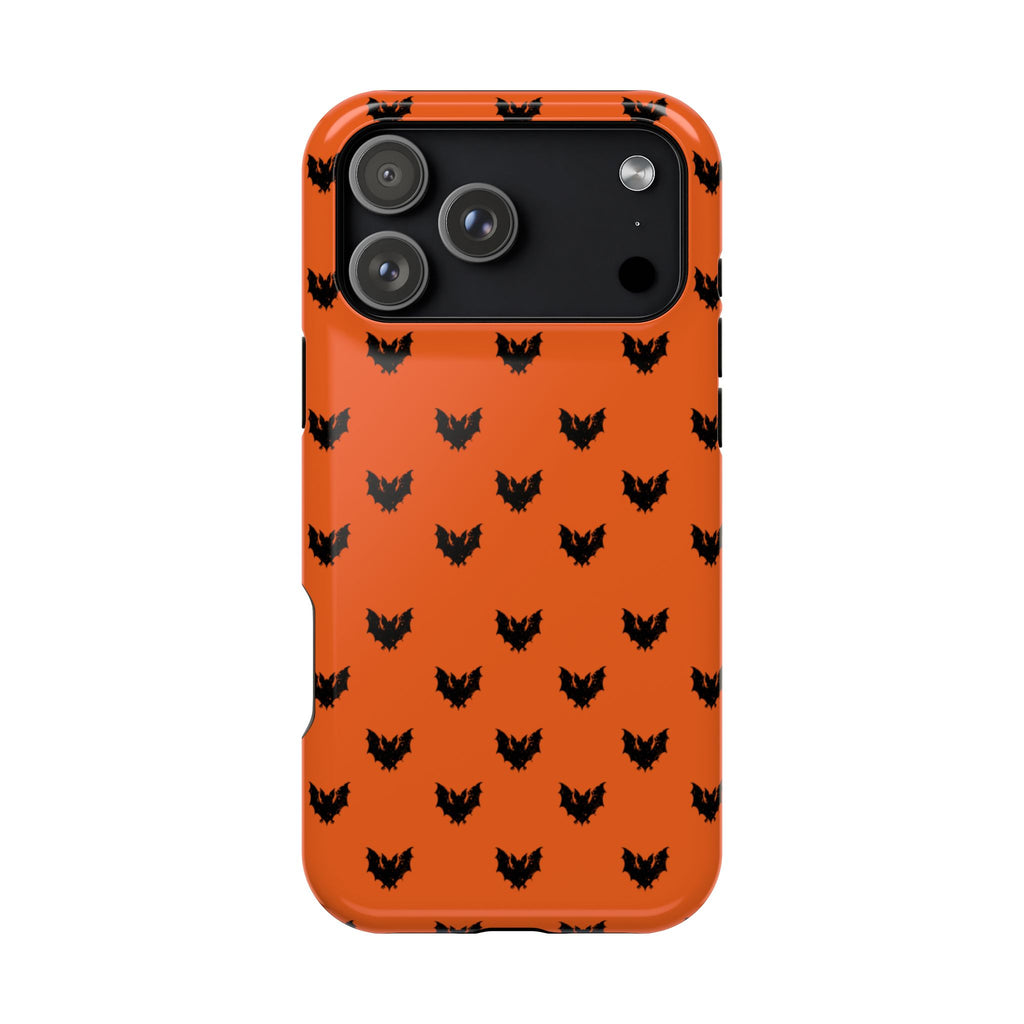 Halloween Design Durable Phone Case with Spooky Bat Design, Magnetic Impact-Resistant Case, Black Cat Pattern, Gift for Halloween, Phone Accessories, [...]