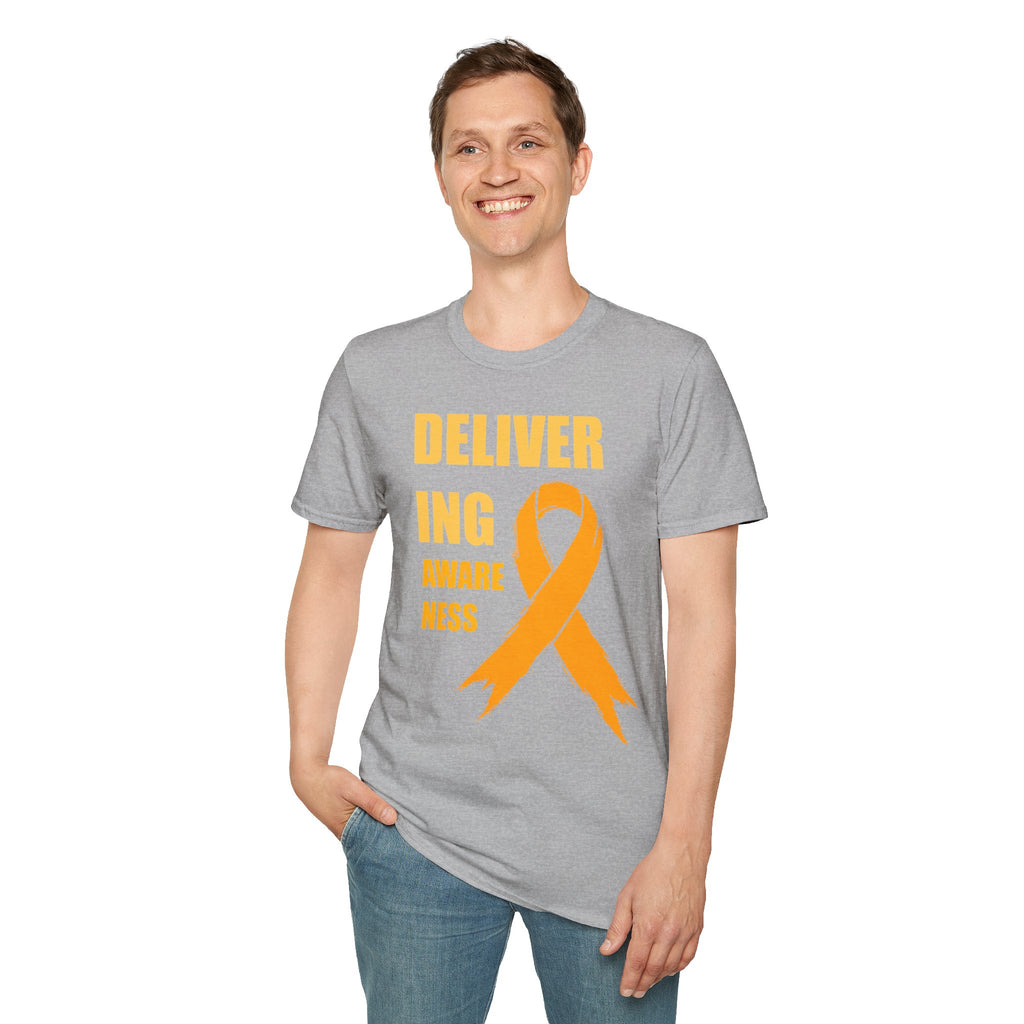 Childhood Cancer Awareness Shirt – Delivering Awareness Gold Ribbon Support Tee