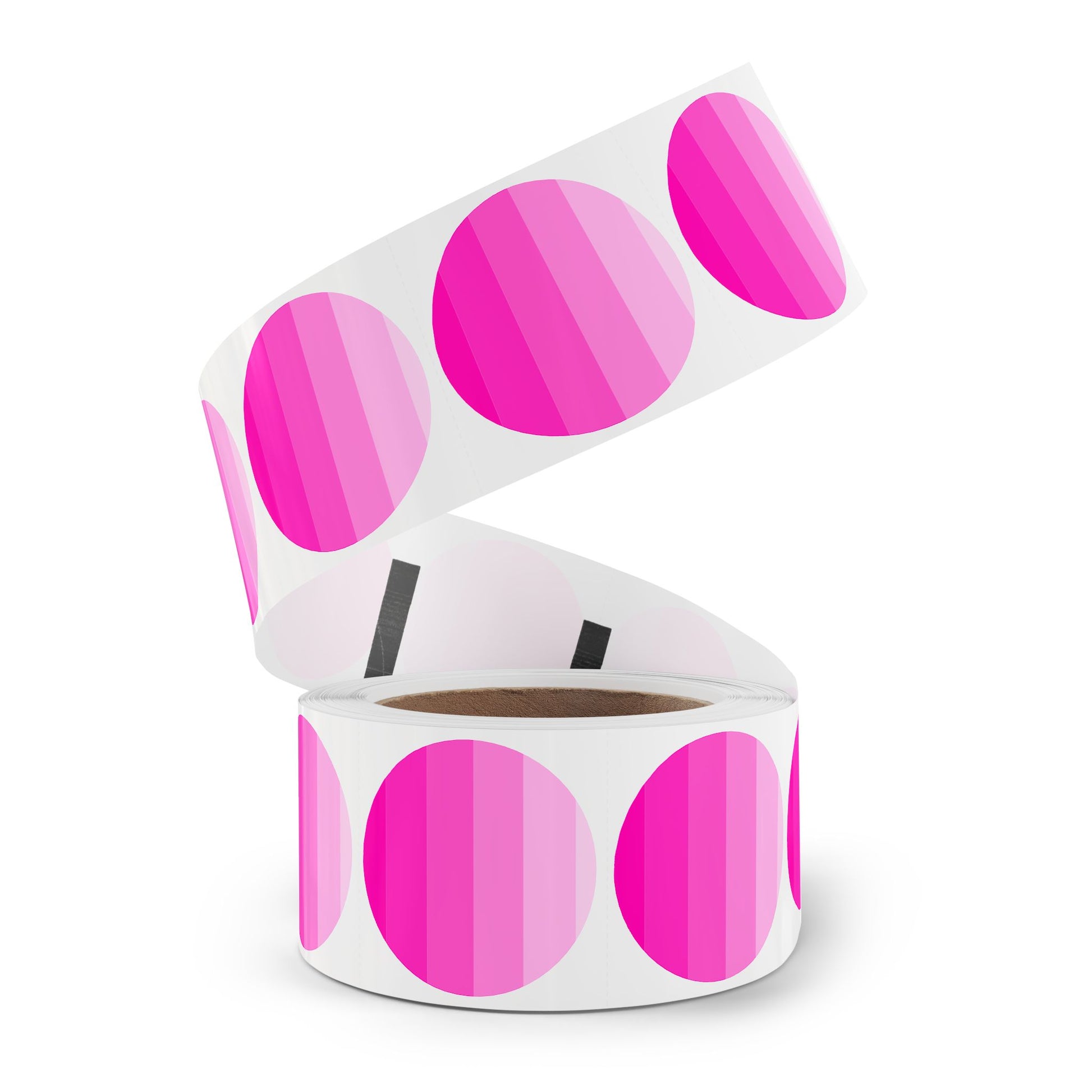 Pink Breast Cancer Awareness Sticker Labels – Breast Cancer Awareness Sticker Label Rolls for Packaging, Craft & Support Campaigns