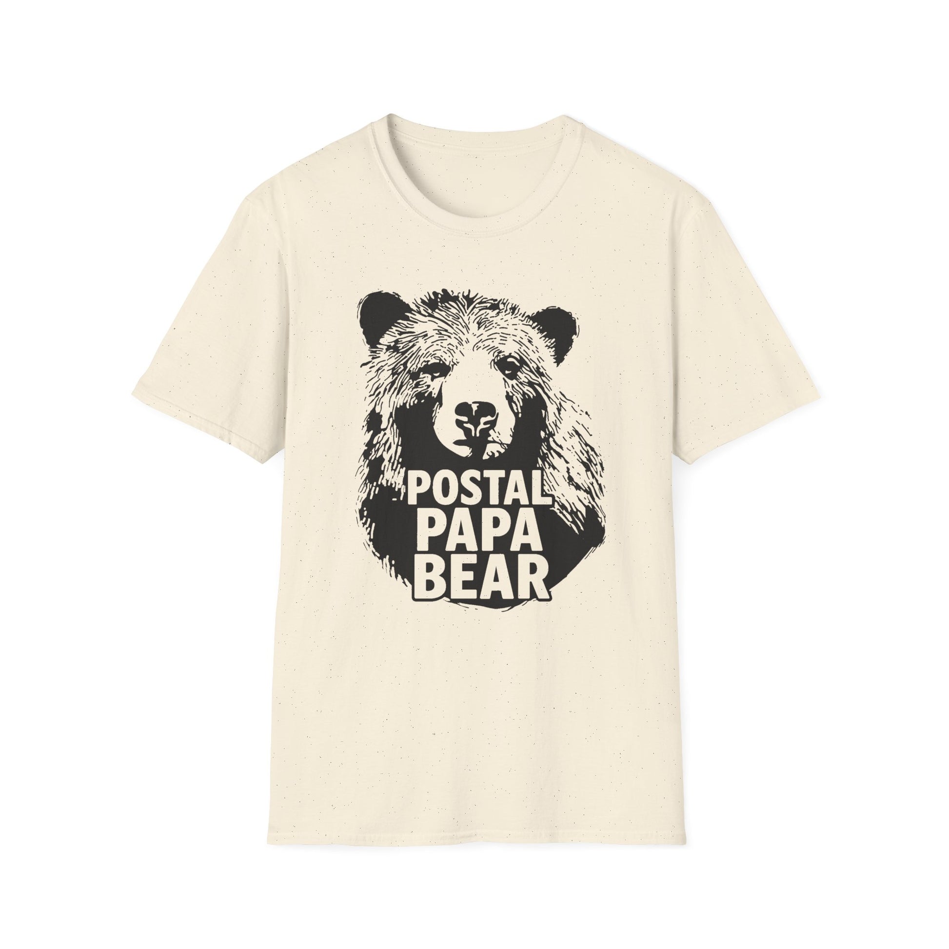 Postal Papa Bear Unisex T-Shirt | Cute Gift for Dads | Family Reunion T-Shirt | Casual Wear | Father's Day Tee | Unique Design