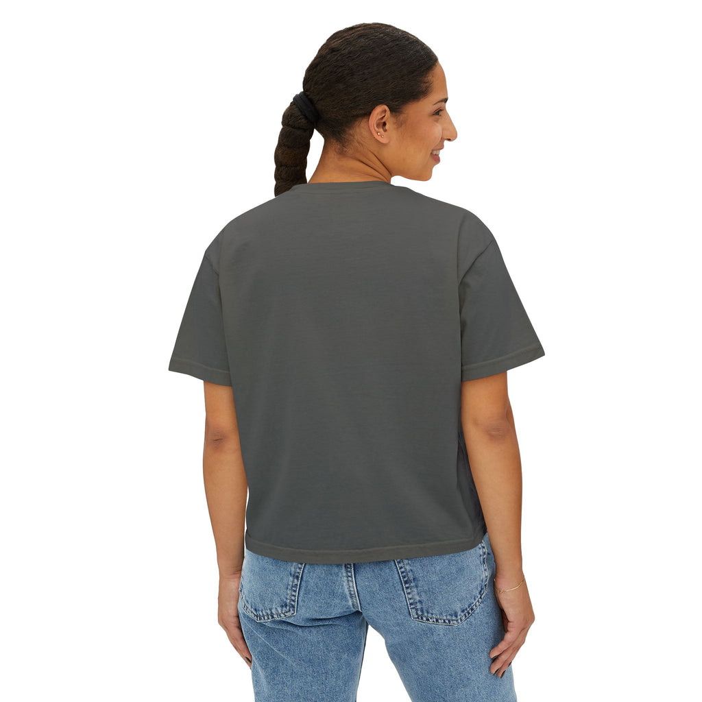 Mom “First Class Love” Boxy Tee – Cute Mother’s Day Shirt, Relaxed Fit Graphic Tee for Moms, Mail-Inspired Gift
