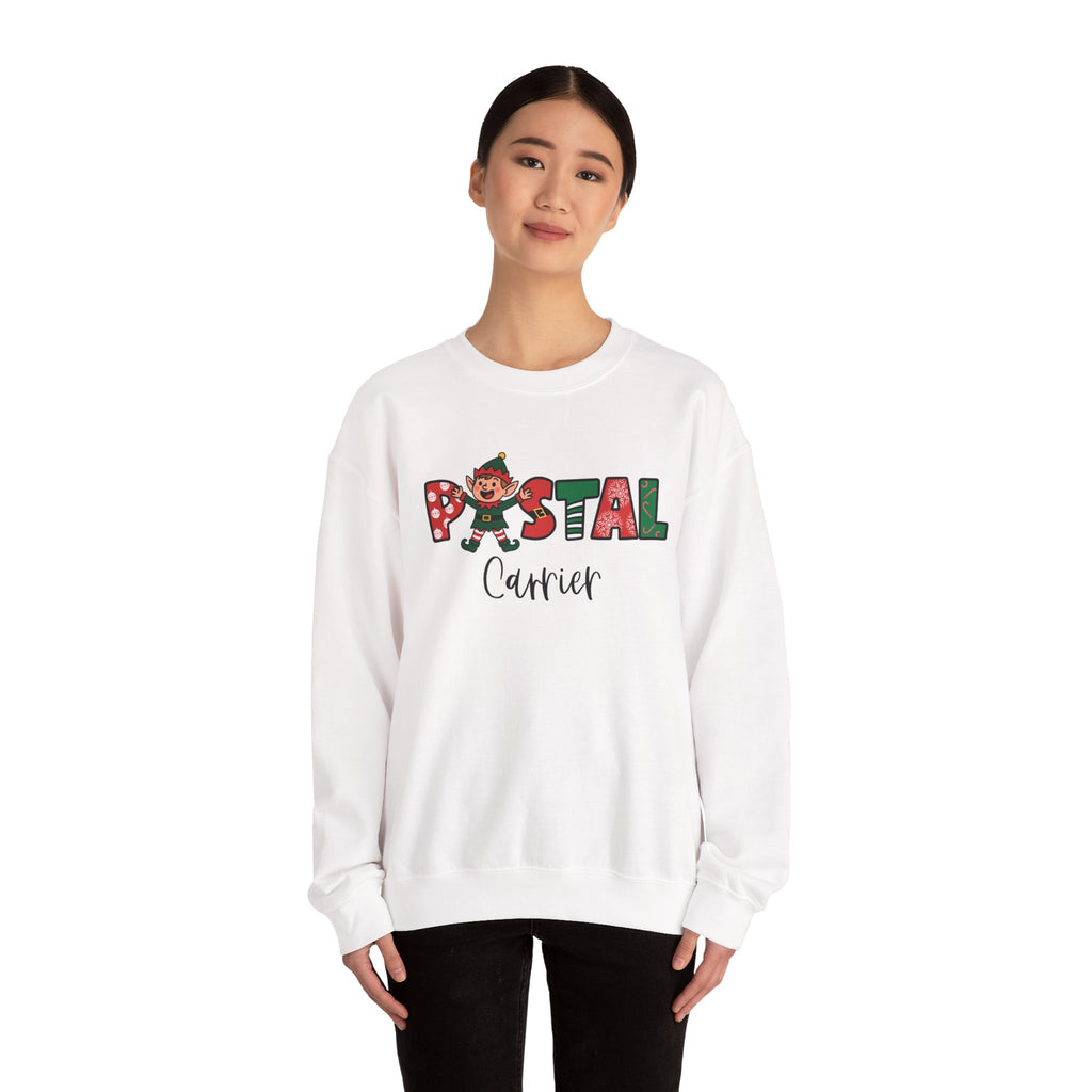 Postal Carrier Christmas Themed Unisex Sweatshirt - 'Postal Carrier' Design